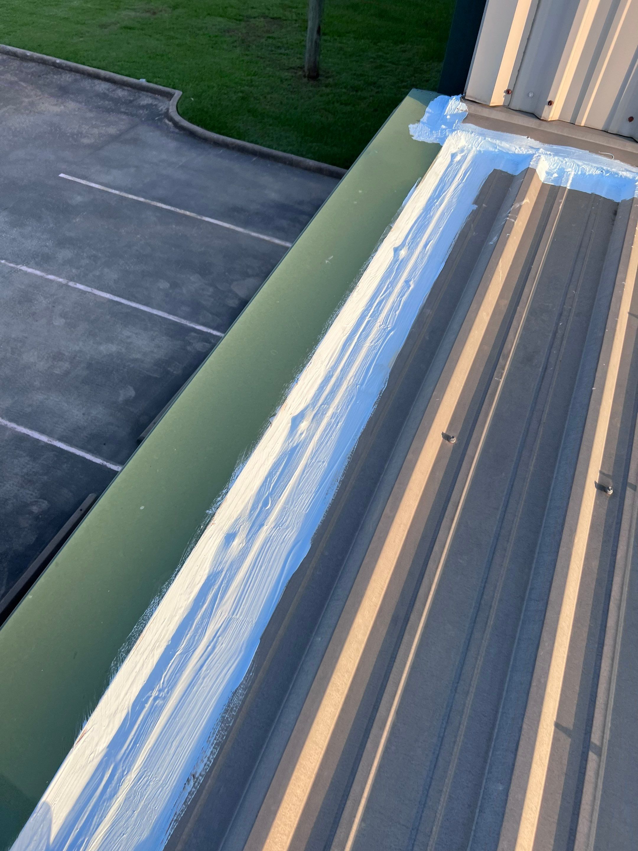 Hail Damage using Metal by Roof Repair Company