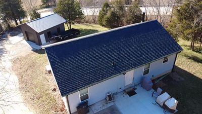 Residential Roofing Install - Atlas Pinnacle Pristine Shingles - Color Black Shadow
