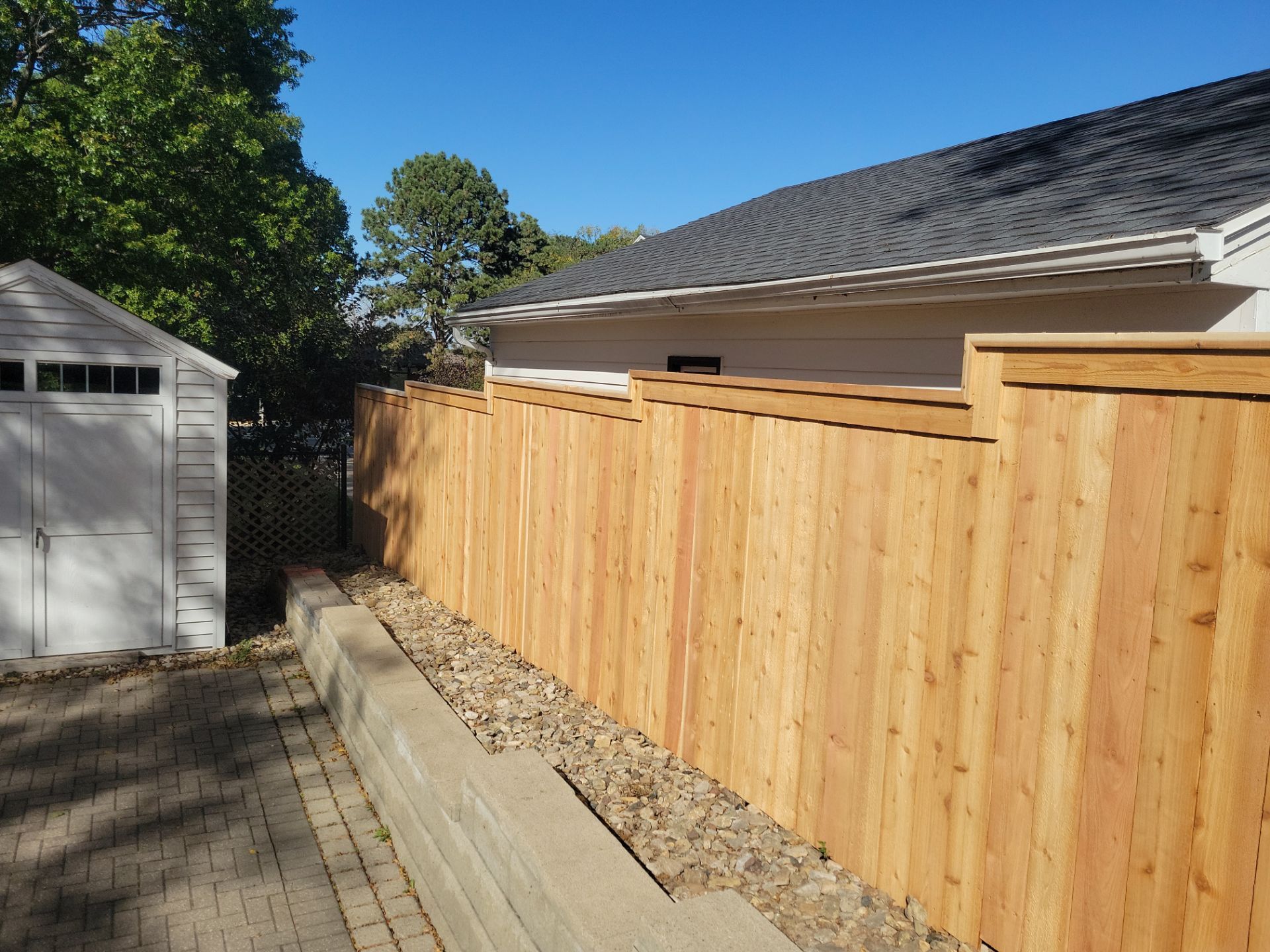 Project in Cedar Falls by Perfect Picket Fence and Stain