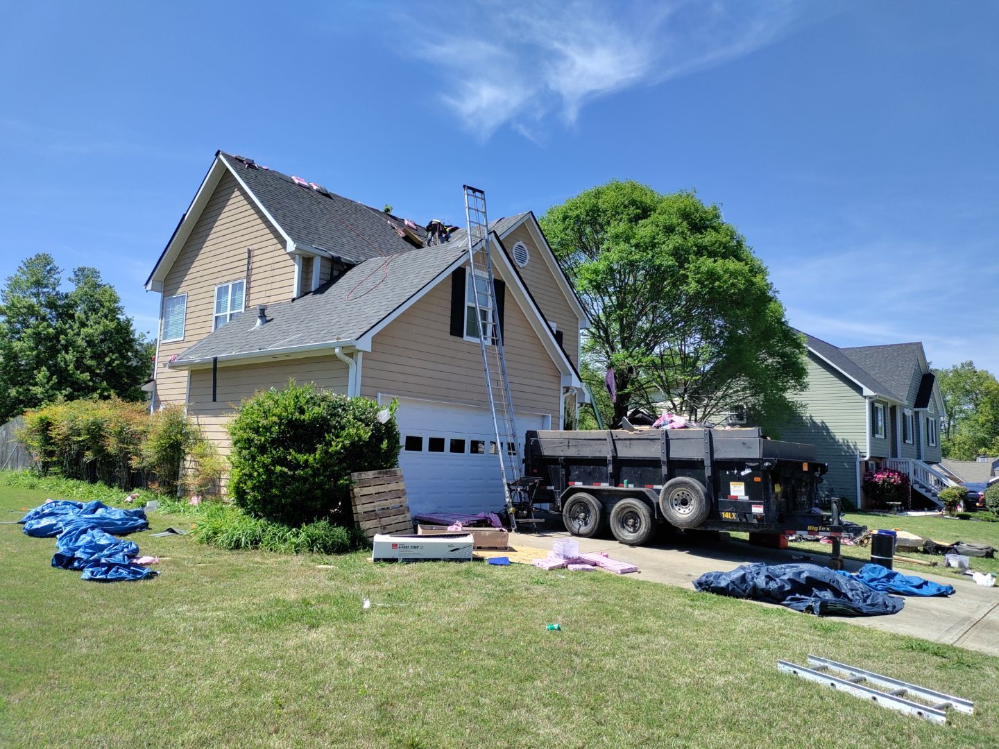 Residential Roof Replacement using Owens Corning TreDef Duration Williamsburg Grey by Inspector Roofing and Restoration