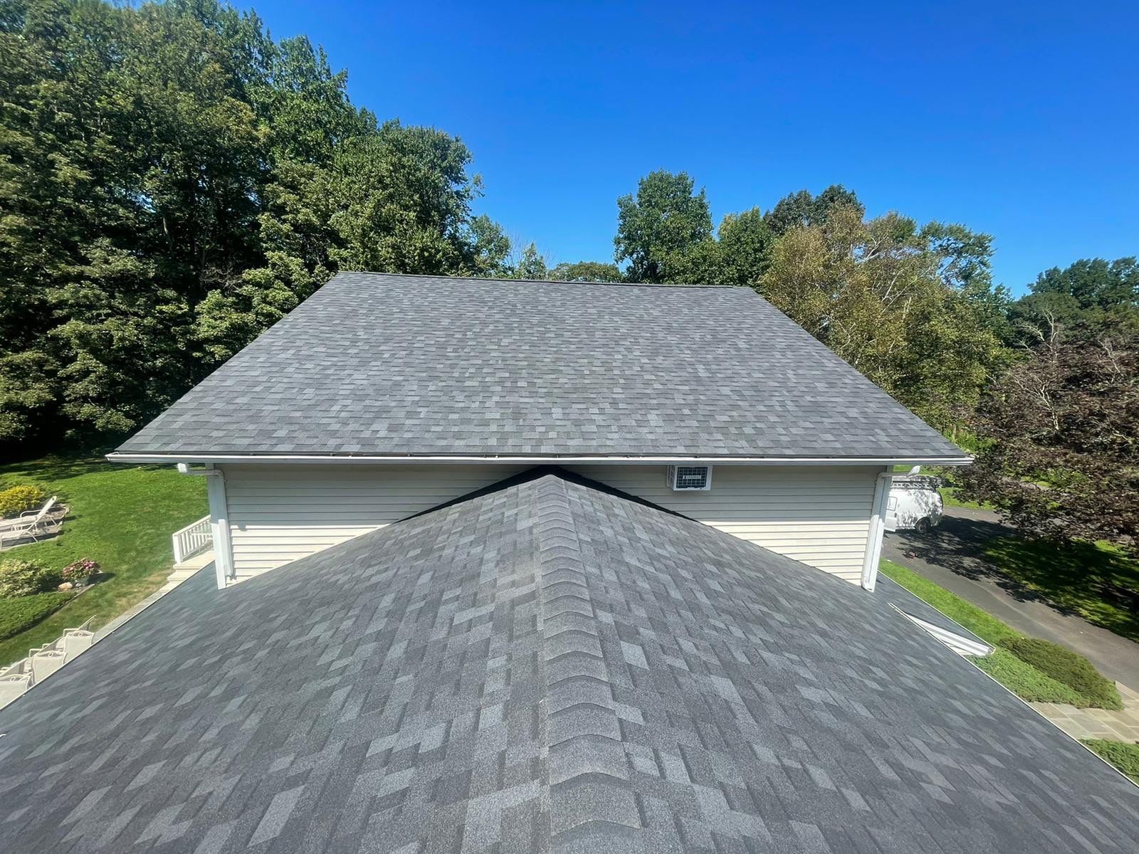 Residential Roofing Installation using Owens Corning TruDefinition Duration AR - Onyx Black & New Siding Using Mainstreet Charcoal Gray by A Plus Exterior