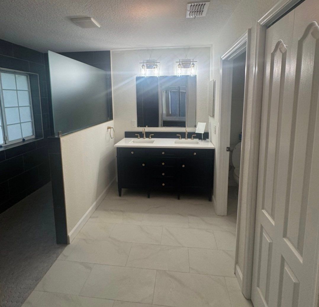 VA Residential Master Bathroom Upgrade - Functional and Refined by Acies Renovations