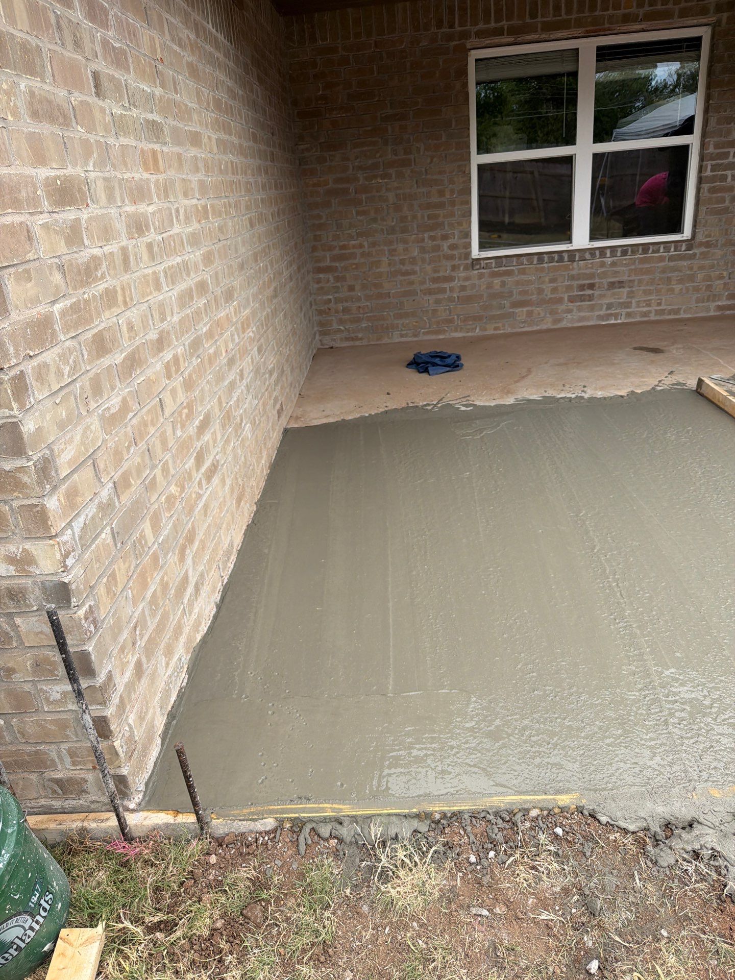 One Day Concrete Patio by Clays Services Inc
