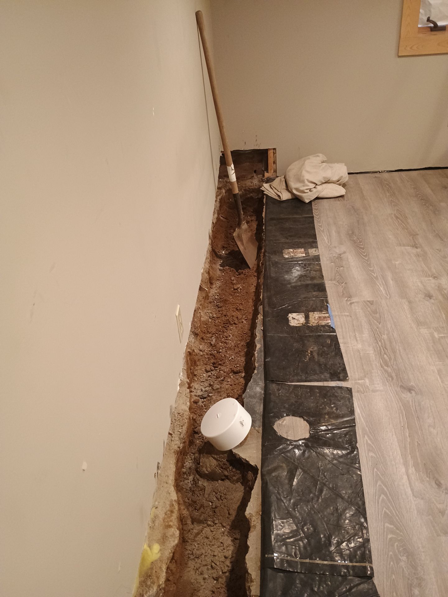 Drain Tile in Circle Pines by Waterproofing Northeast