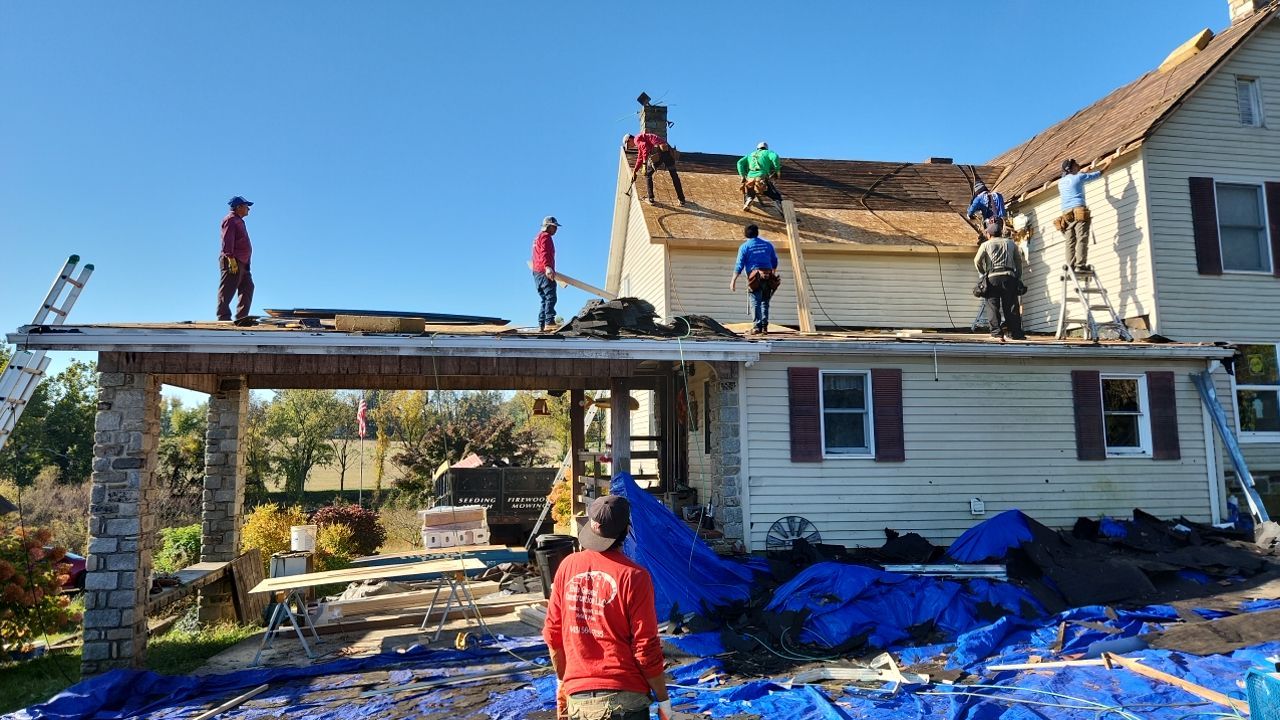 Complete Exterior Home Make Over in Maryland by Elvis General Construction LLC