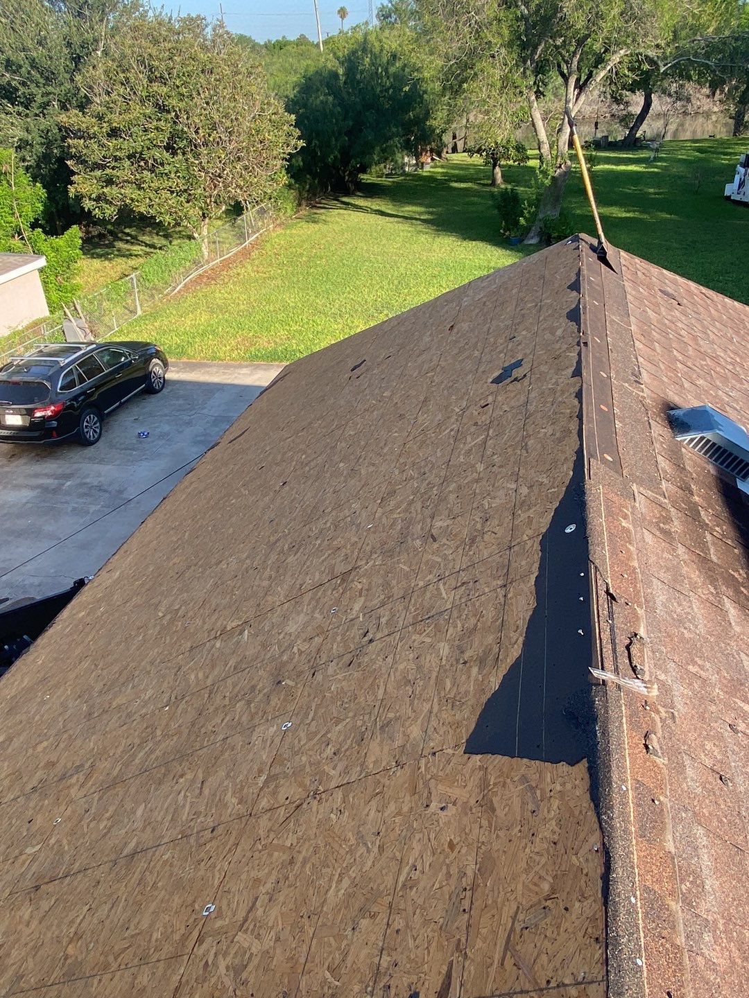 Brownsville Roof Project  by Bison Roofing  