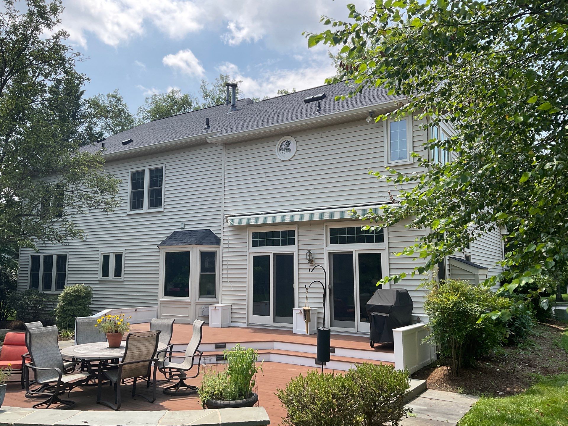 New Shingle Roof & New Gutters and downspouts with covers by Alpha Design Services