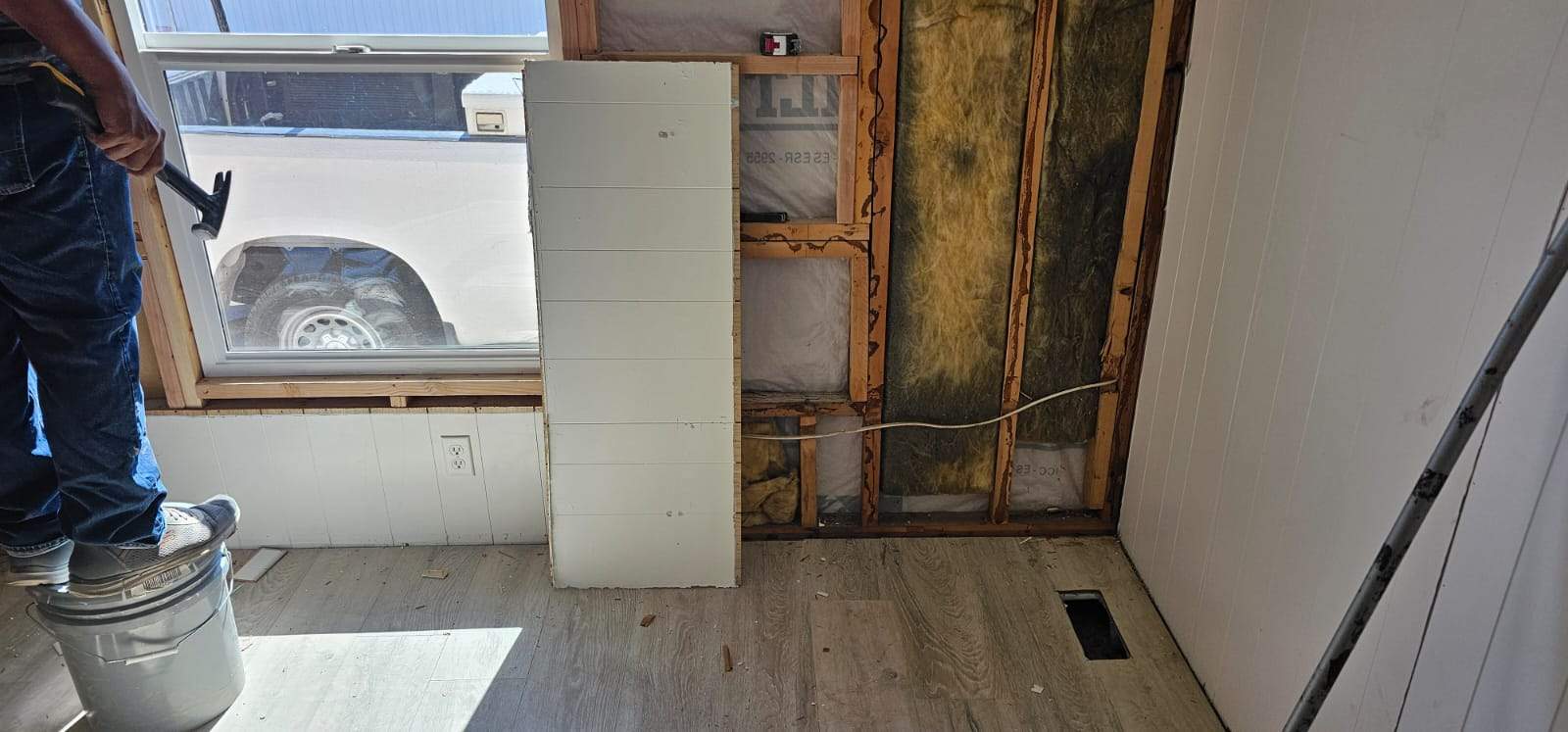 Rehab in process by Mobile Home Installations