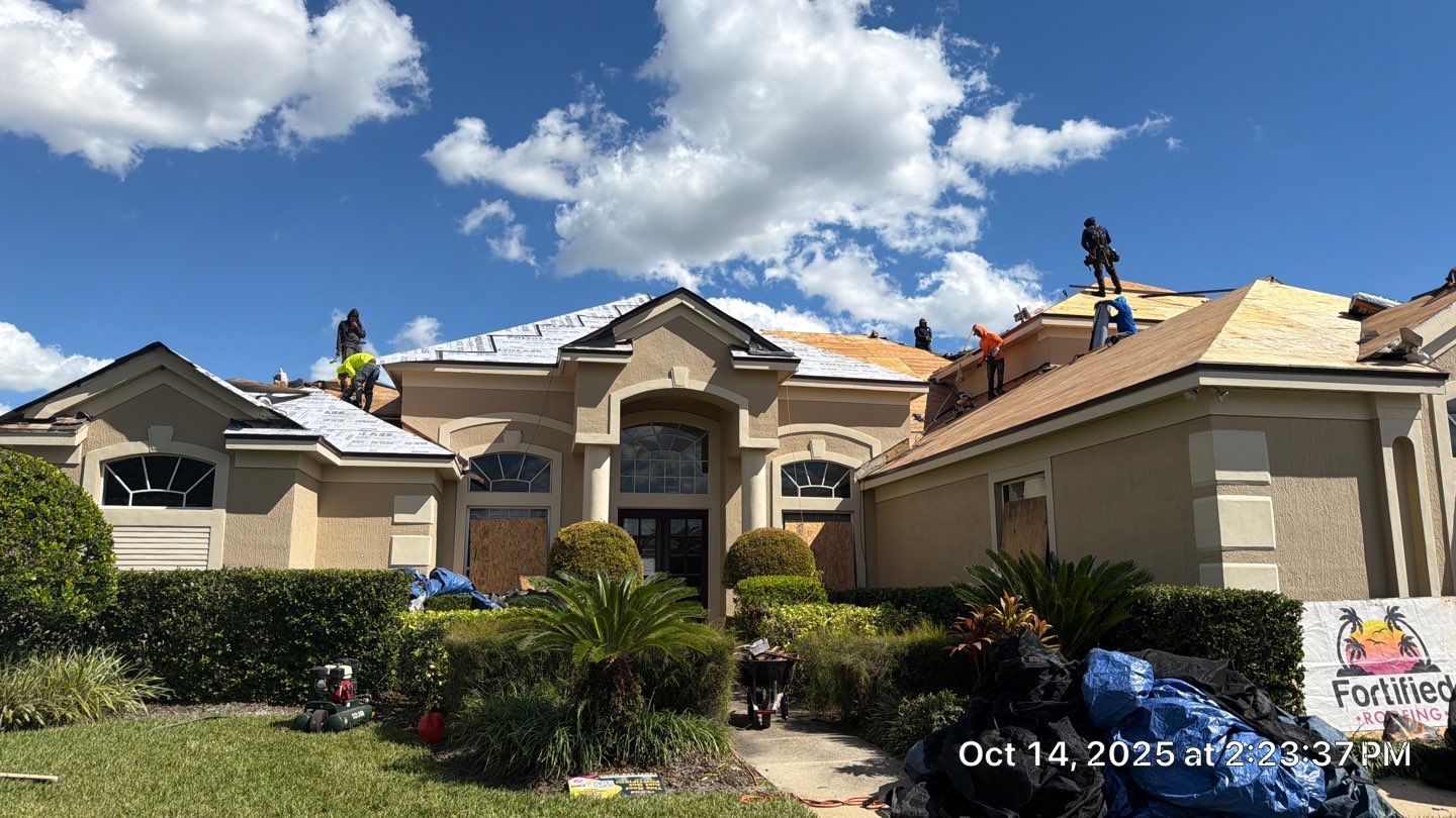 Full Concrete Tile Roof Replacement with Polyglass Underlayment in Orlando by Fortified Roofing Solutions Corp.