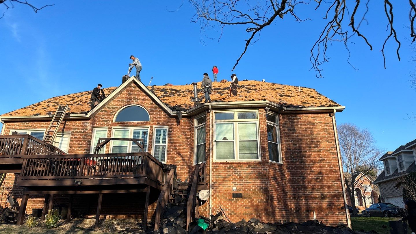 Residential Roofing Installation using GAF Timberline HDZ Weathered Wood Shingles by Undersun Roofing 