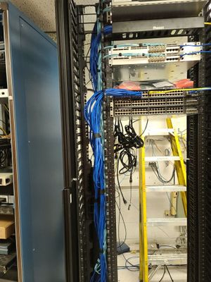 Structure Cable Installation using Cat 6 Cabling & Fiber