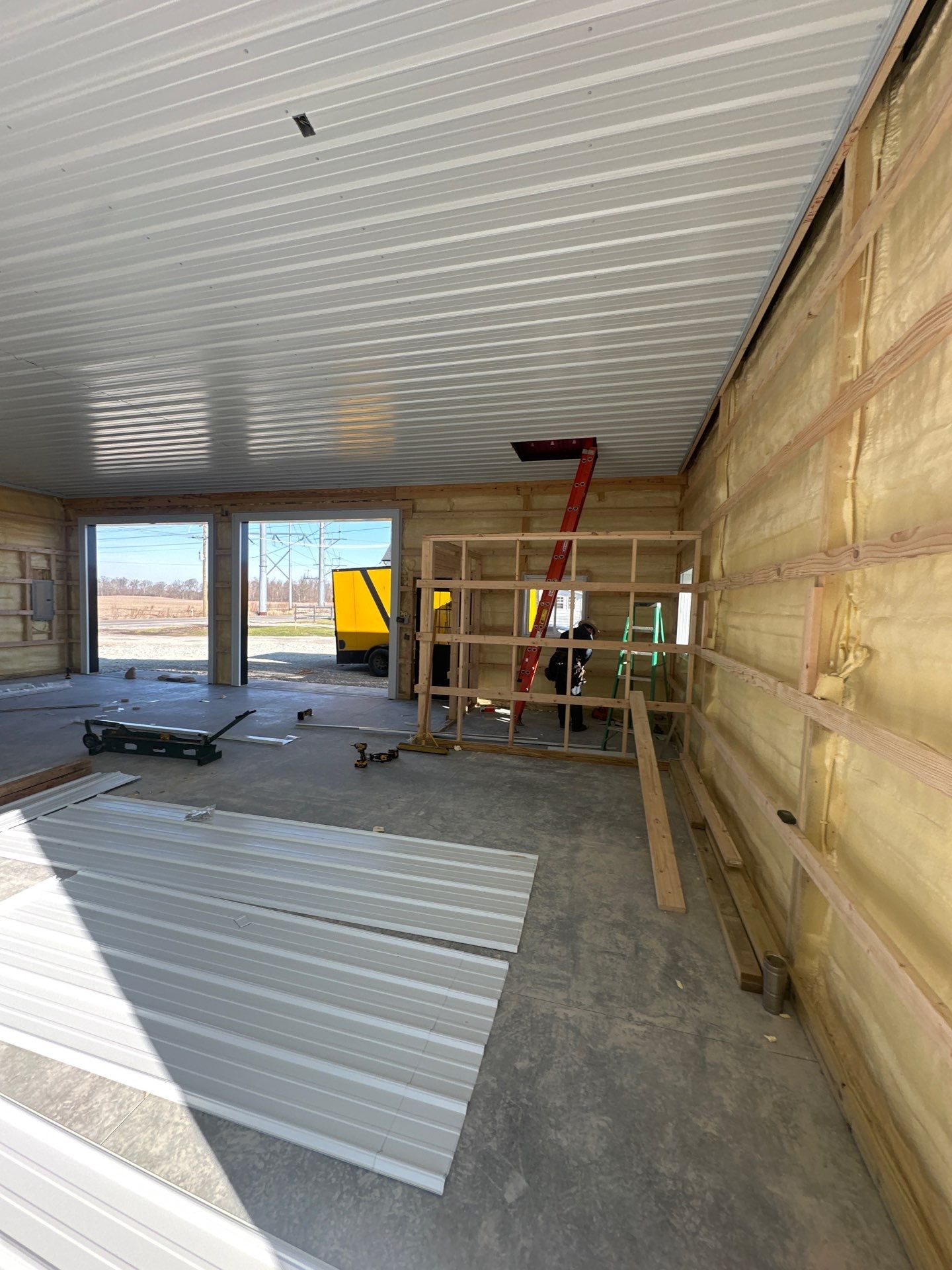 40'x40'x12' Garage by The Barn Builders 