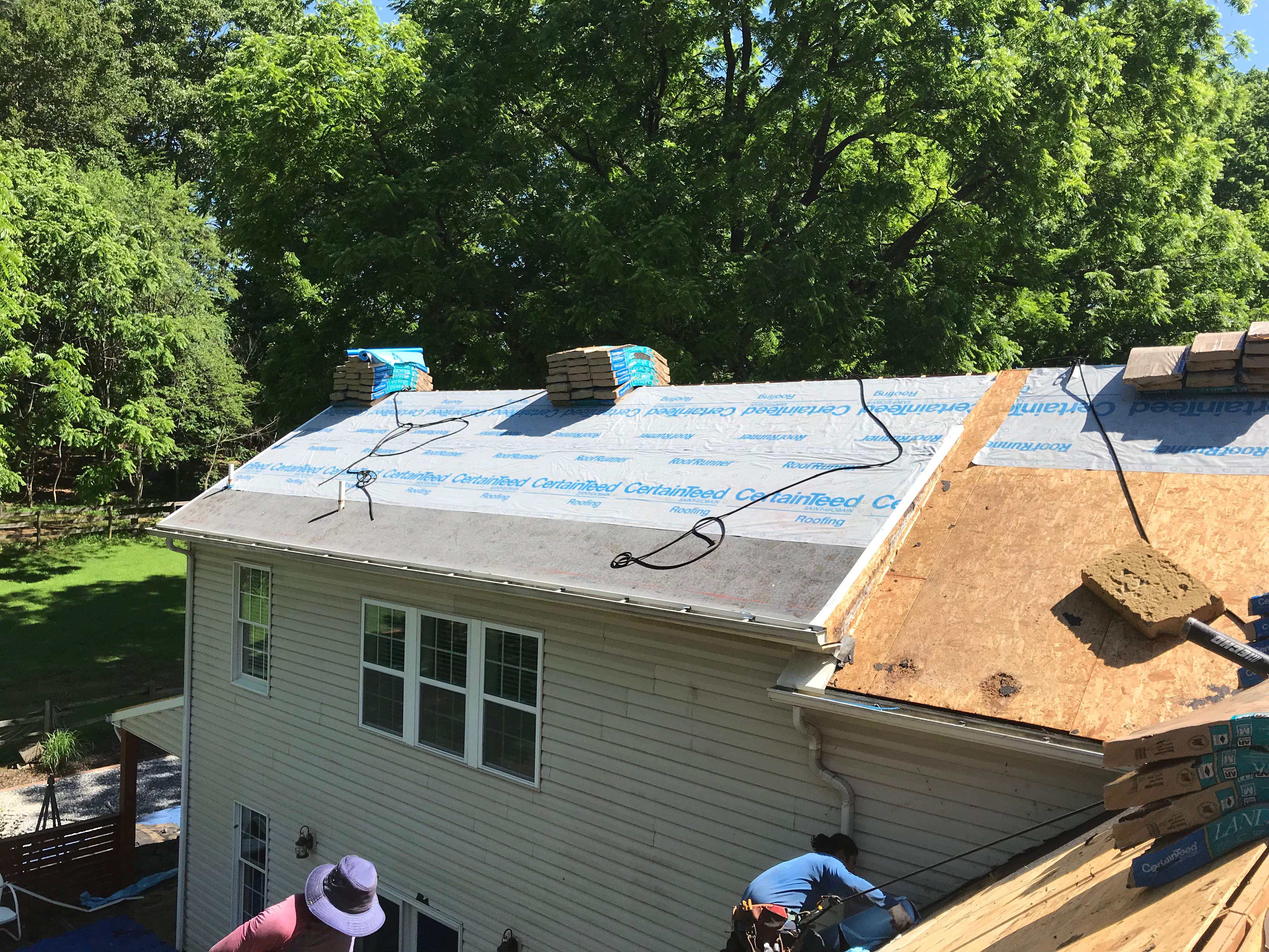 Residential Roofing Installation using Resawn Shake Shingles by Alpha Design Services
