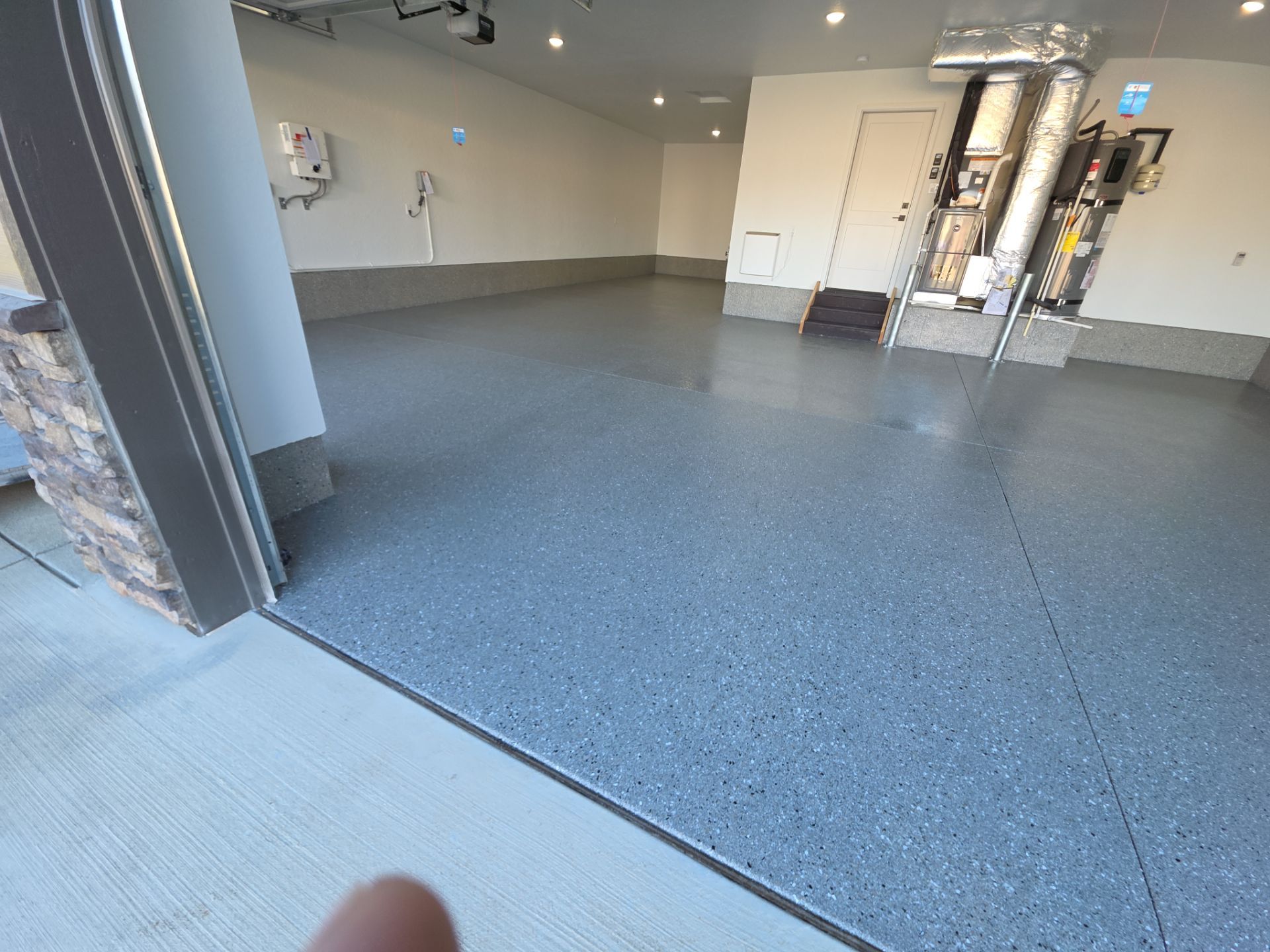 Garage Transformation using Shale Hybrid by Croc Coatings, LLC