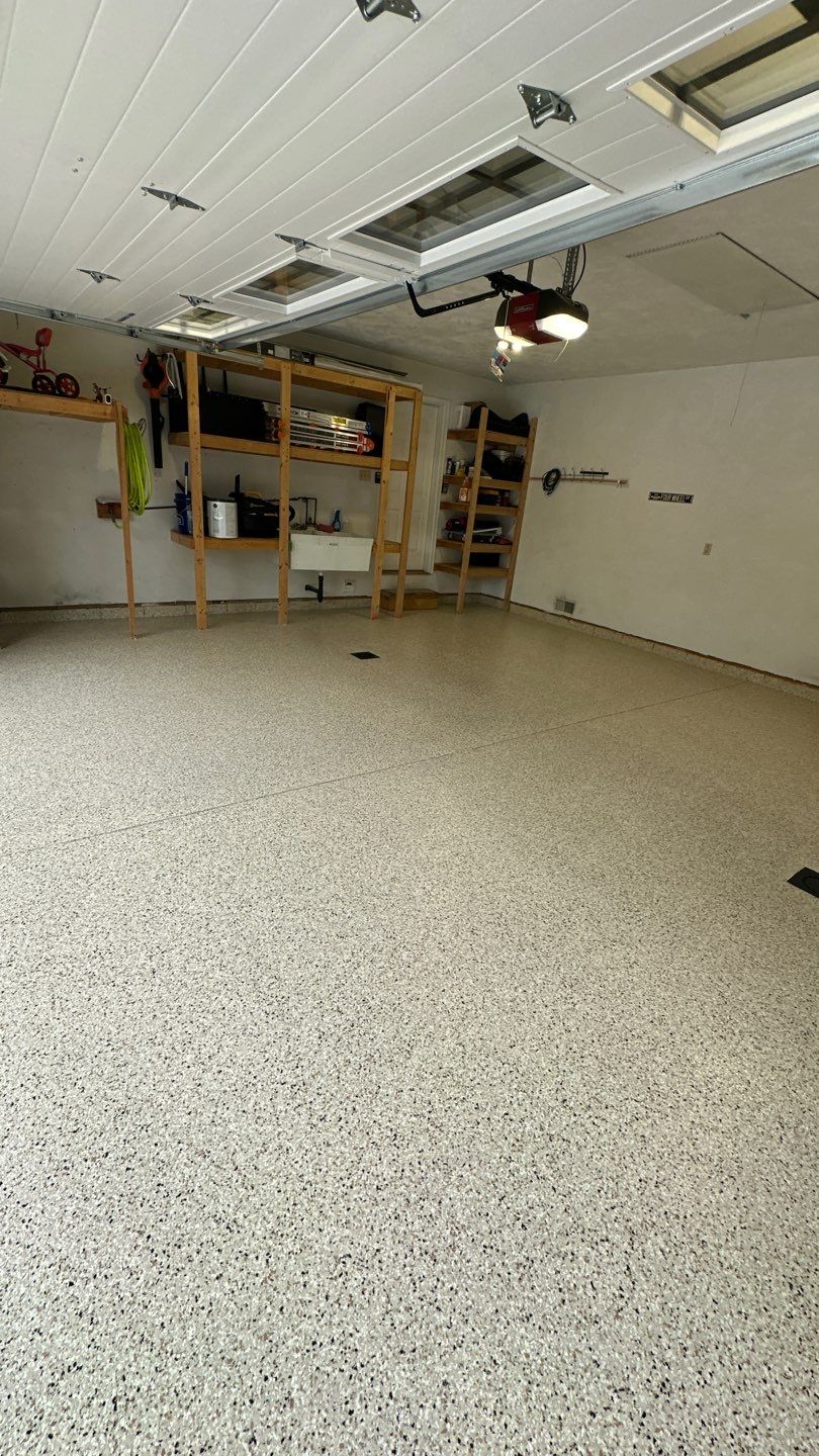 Garage Project in Weirton by Floors in a Day, Inc