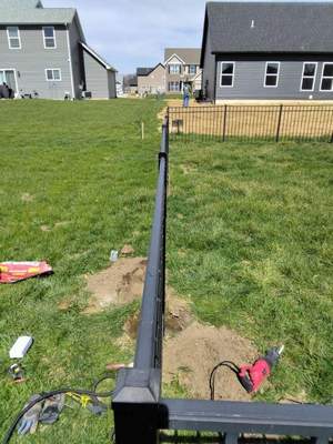 Ornamental Fence Post Connection Repair - Belleville, IL by Legendary Services Company LLC.