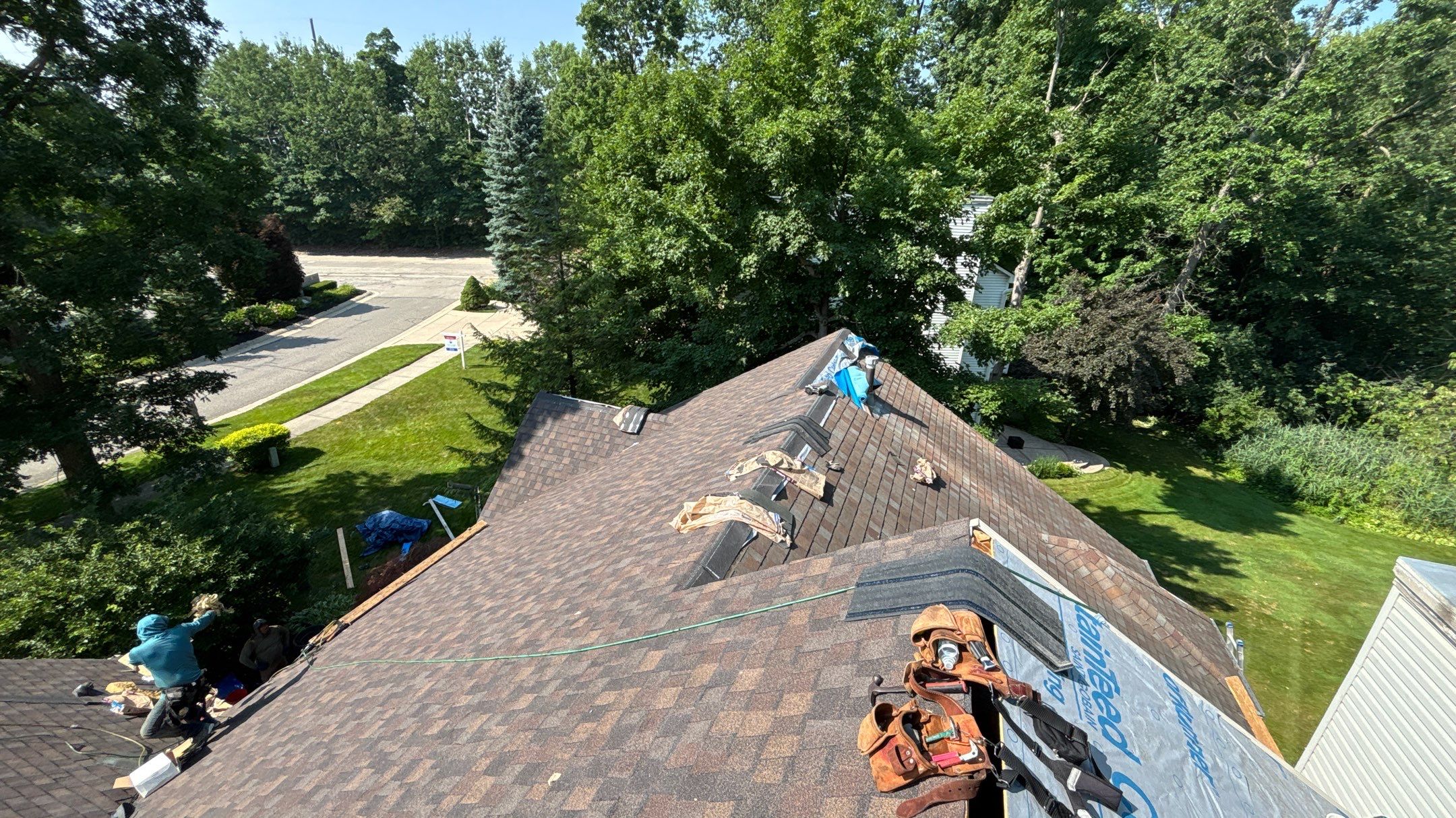 Roof Replacement using CertainTeed Landmark Max Def Shenandoah by 180 Contractors
