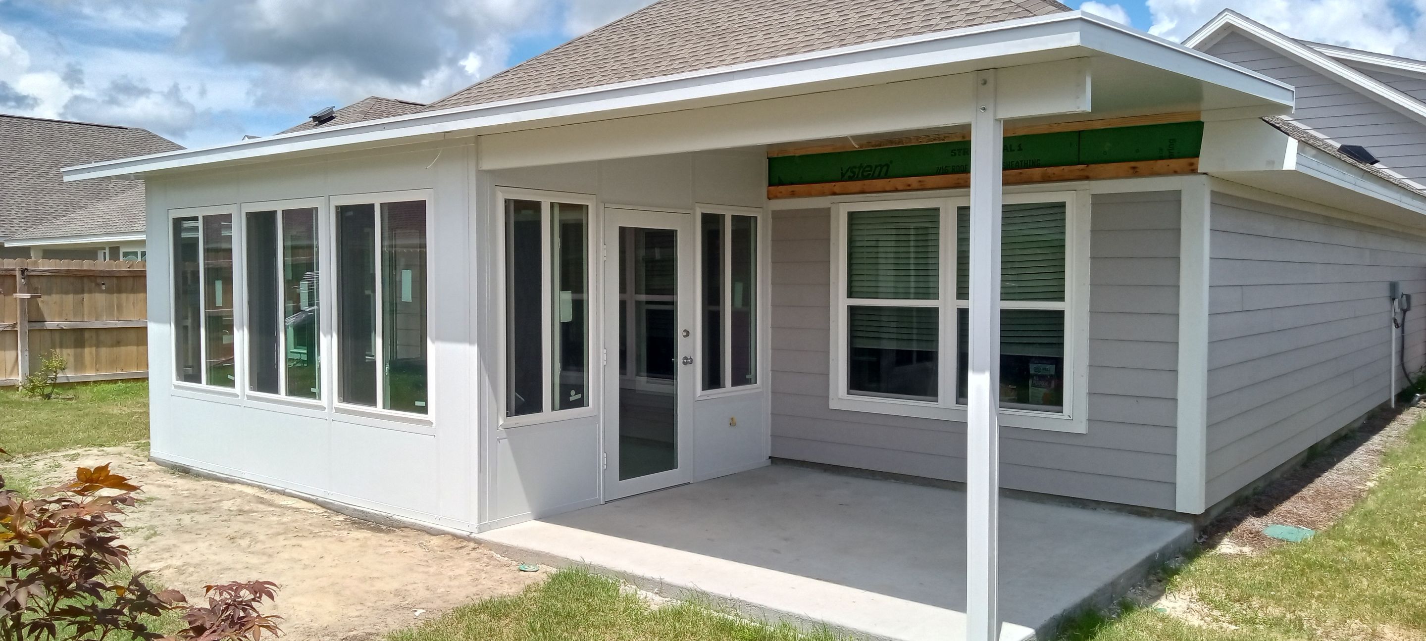 Glass Room w/Colorbeam by Titan Sunrooms