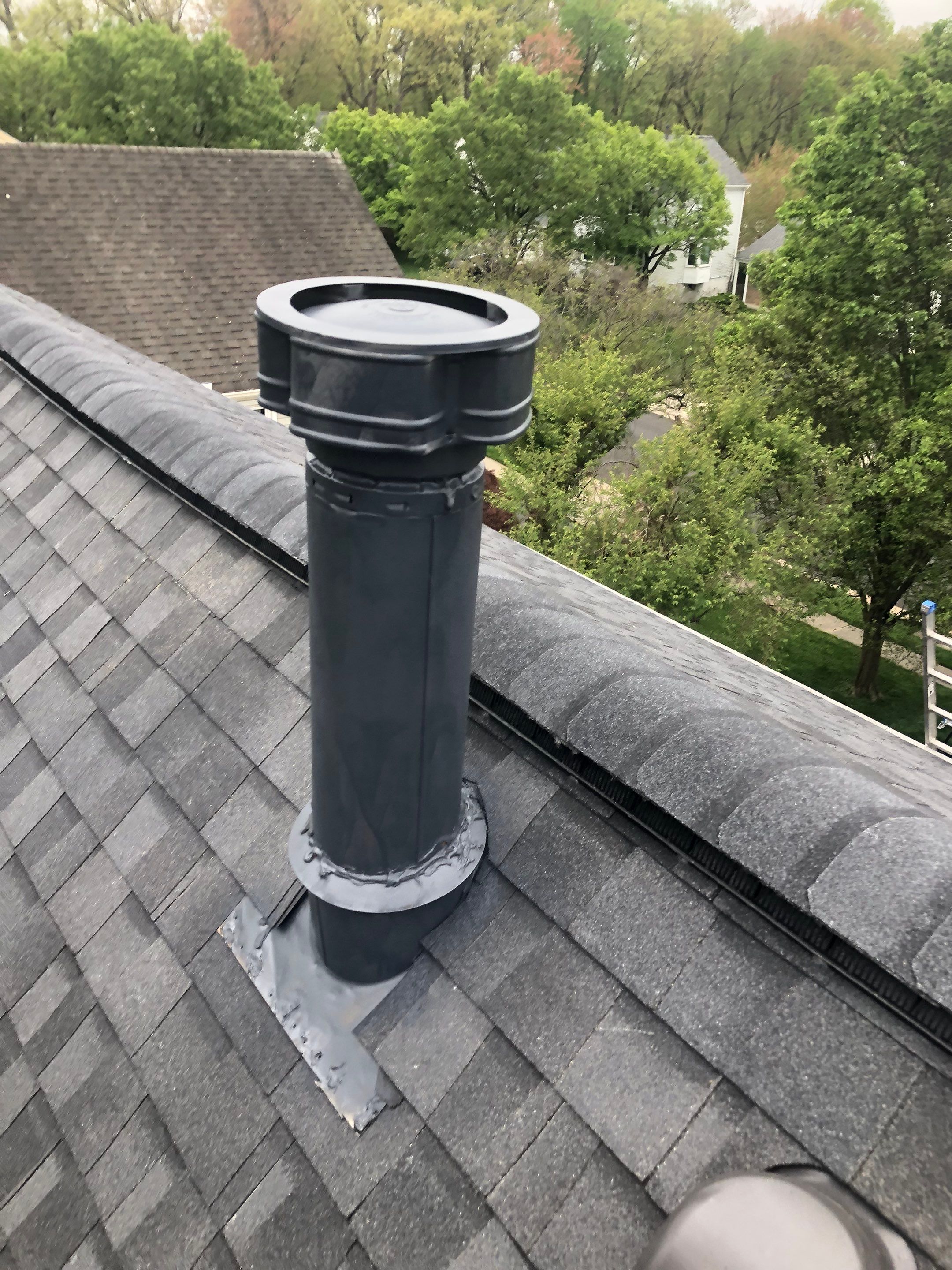 Vienna: CertainTeed Landmark Pro Designer Shingles in Max Def Moire Black by RM Banning, Inc.