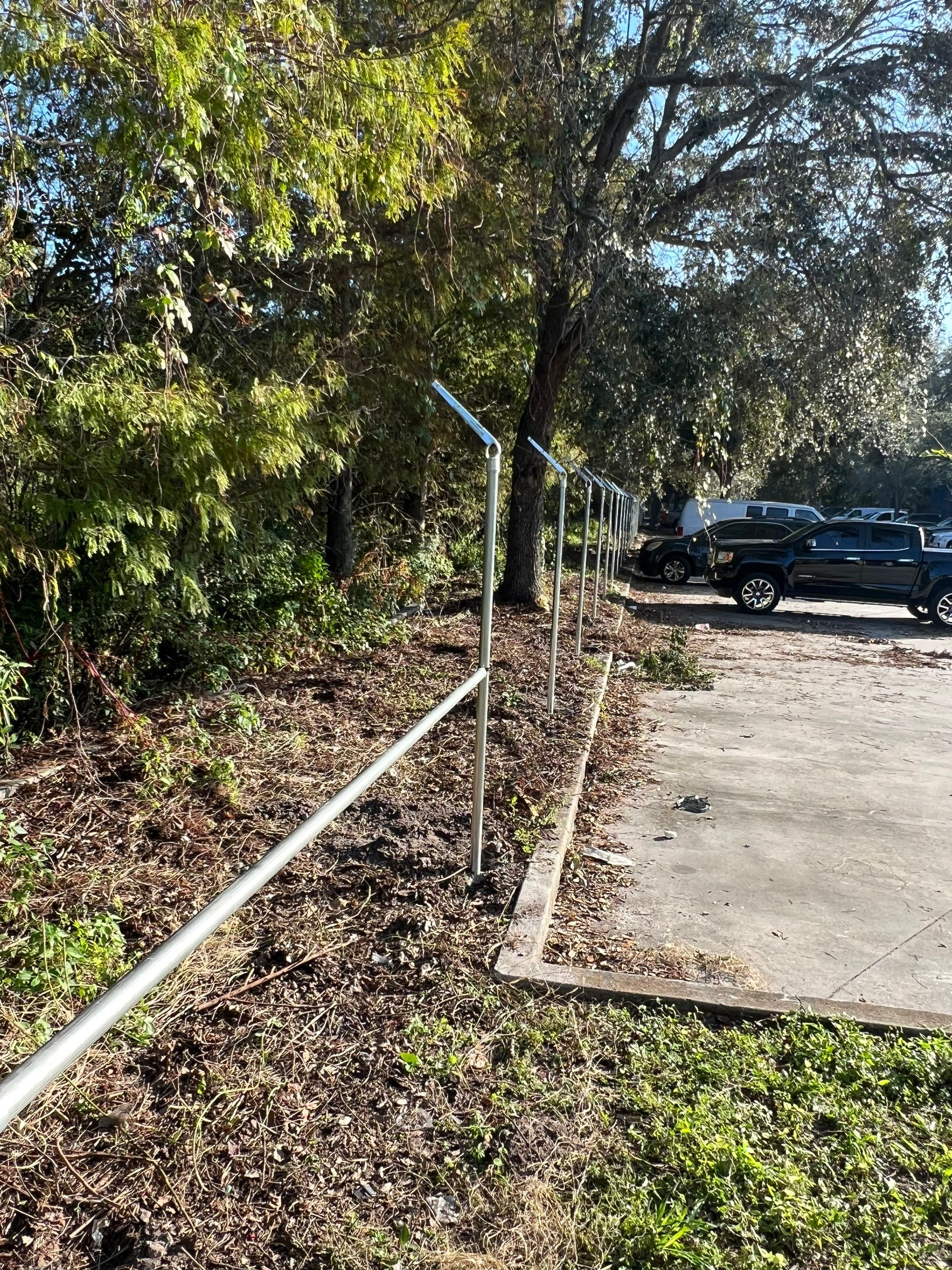 Chain-link Fence Installation using Commercial Chain-link Fence by Asap fence and gates, LLC