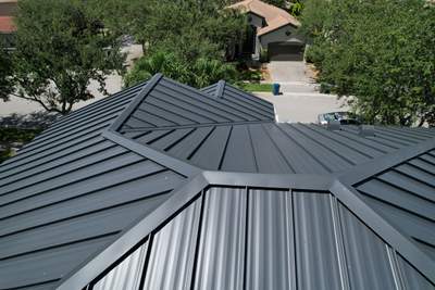 Series 1300 Englert Metal Roof in Weston