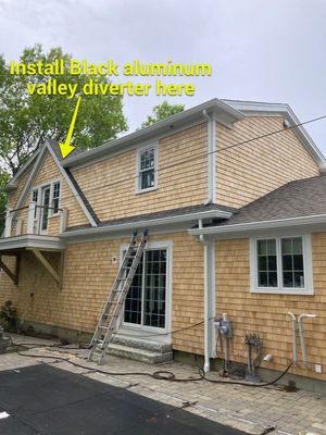Gutter Installation using 6" K-Style Aluminum Gutter