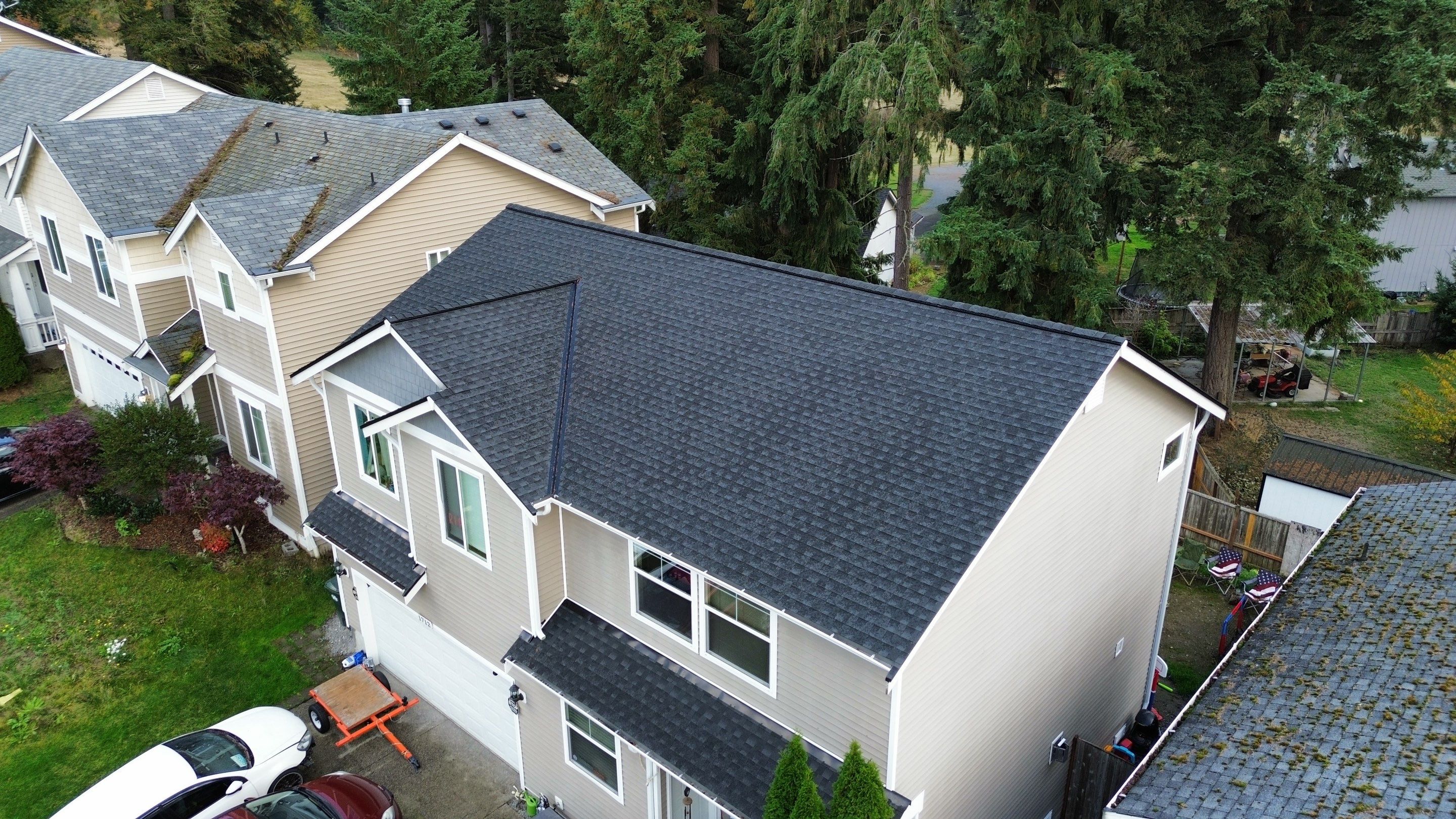Spanaway WA, GAF Timberline HDZ, Charcoal  by Proline Roofing & Restoration LLC