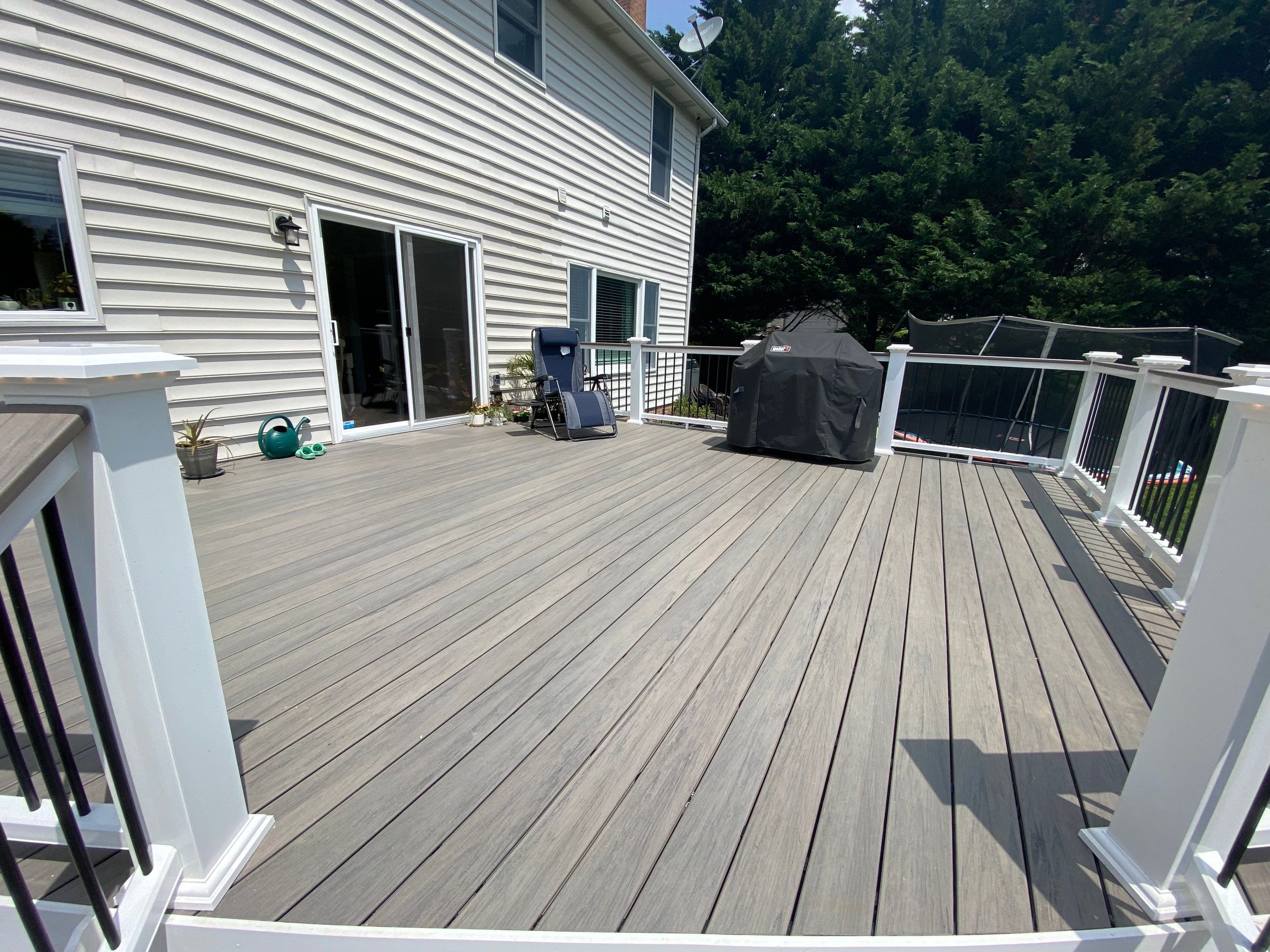 Backyard Transformation using Techo-Bloc Pavers by The Smet Companies, LLC