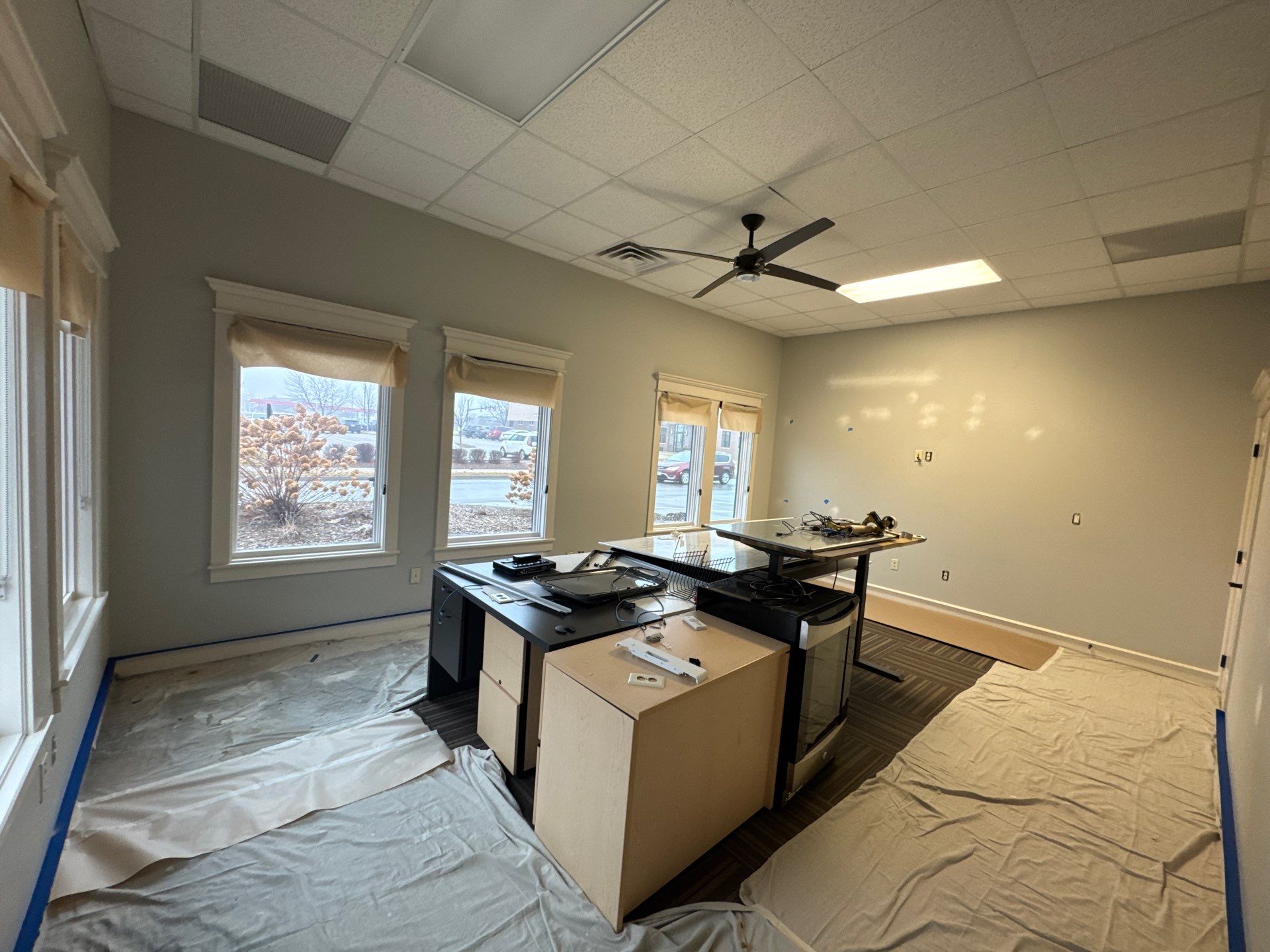 Classic Holdings – Elwell | Ankeny Commercial Interior Repaint in SW Agreeable Gray by Midwest Paint LLC