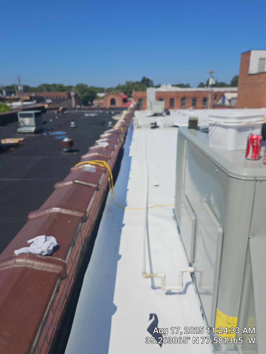 Project in Kinston by Roofing Solutions