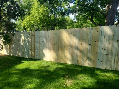 Pressure-Treated Pine Privacy Fence and Custom Gates in Waterloo