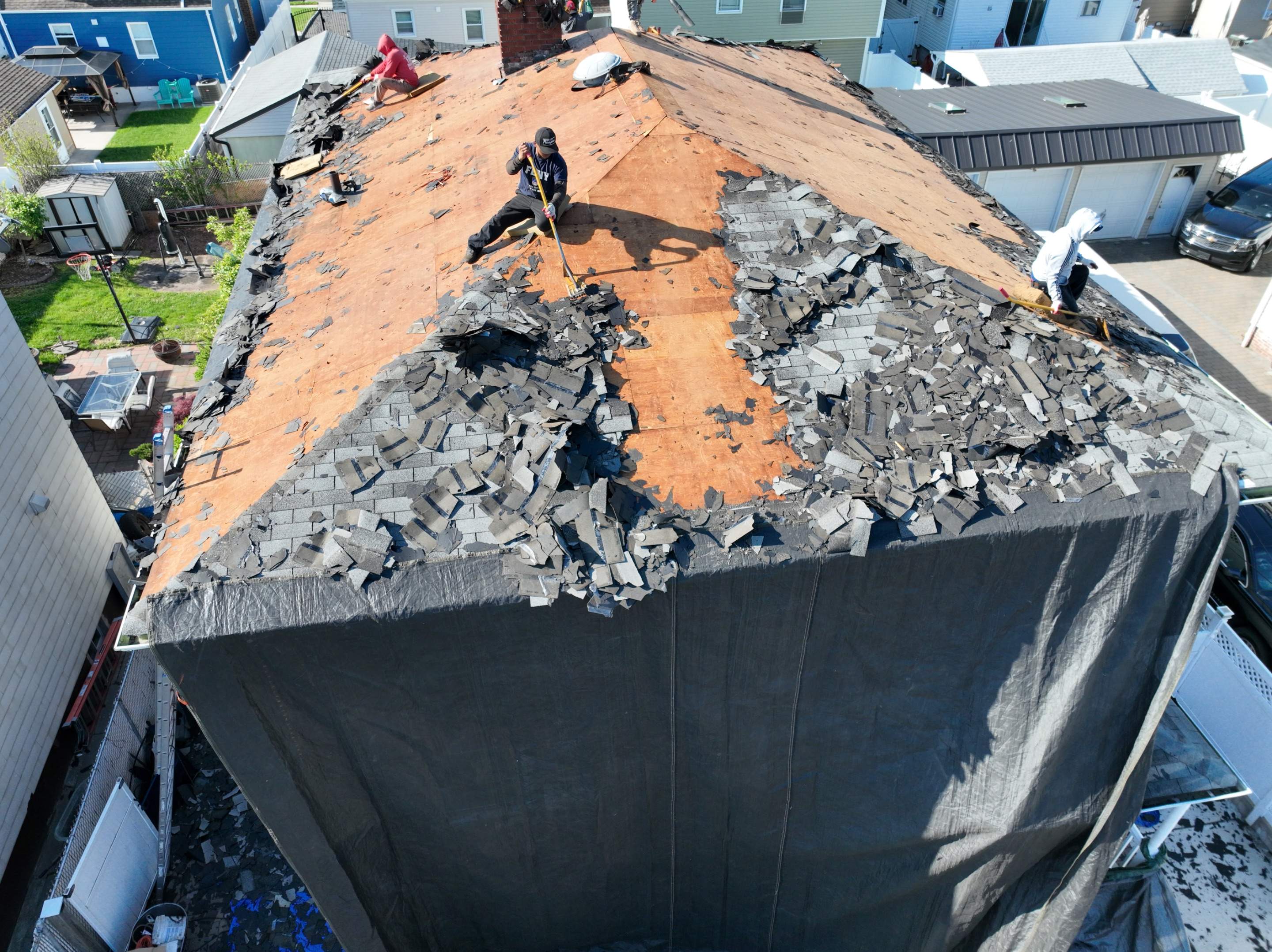 Full Residential Roof Replacement and Decking Installation in Elizabeth by REVIXPRO 