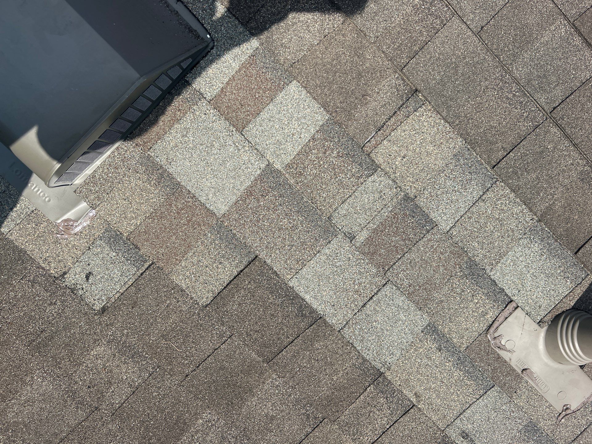 Hail Damage using Owen's Corning Duration (Lifetime) Shingles by Roof Repair Company