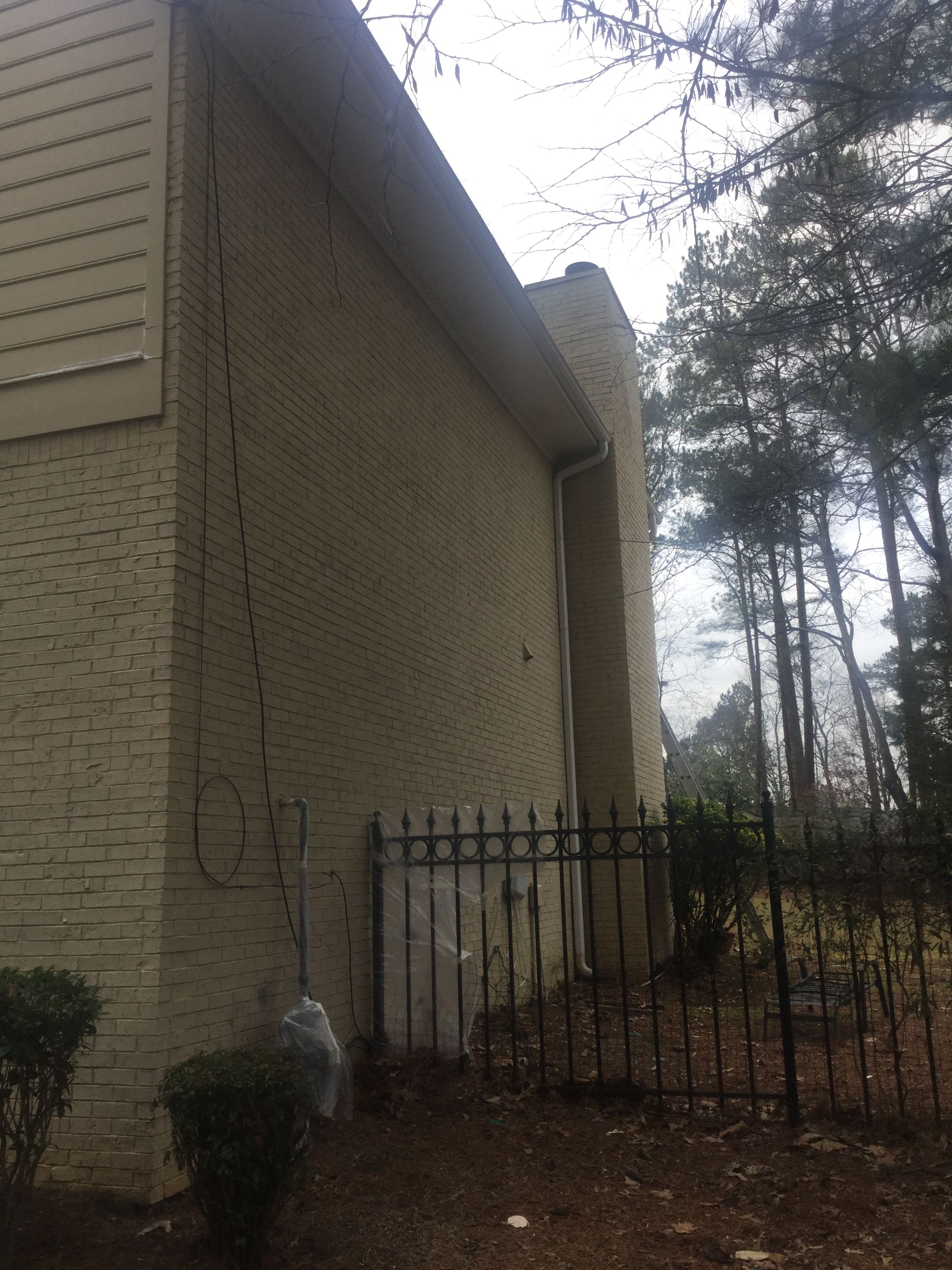 Full Exterior House Painting for Brick and Siding in Atlanta by Swift Home Renovations