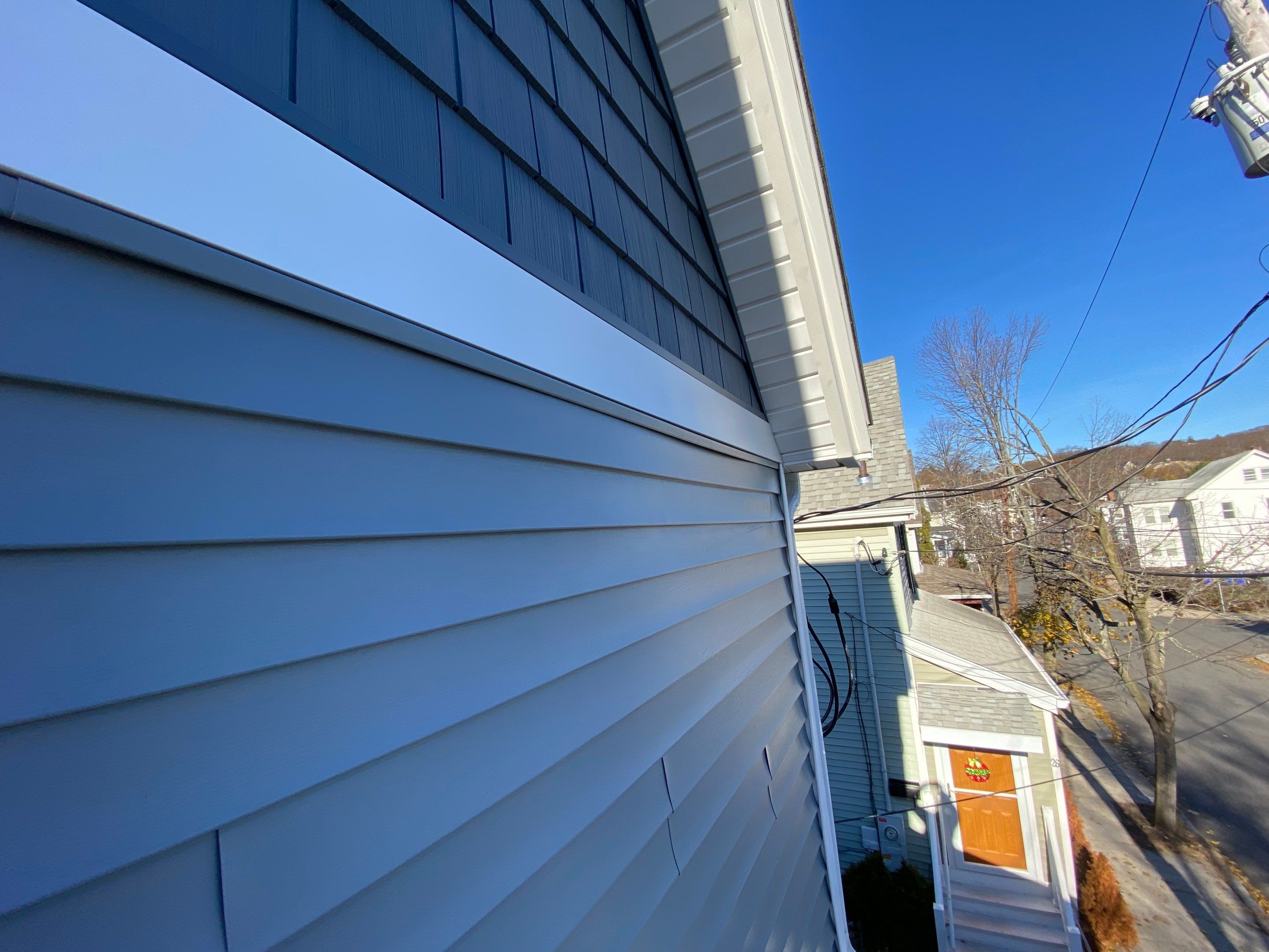 Siding Repair using CertianTeed Monogram  by Sensible Home Solutions