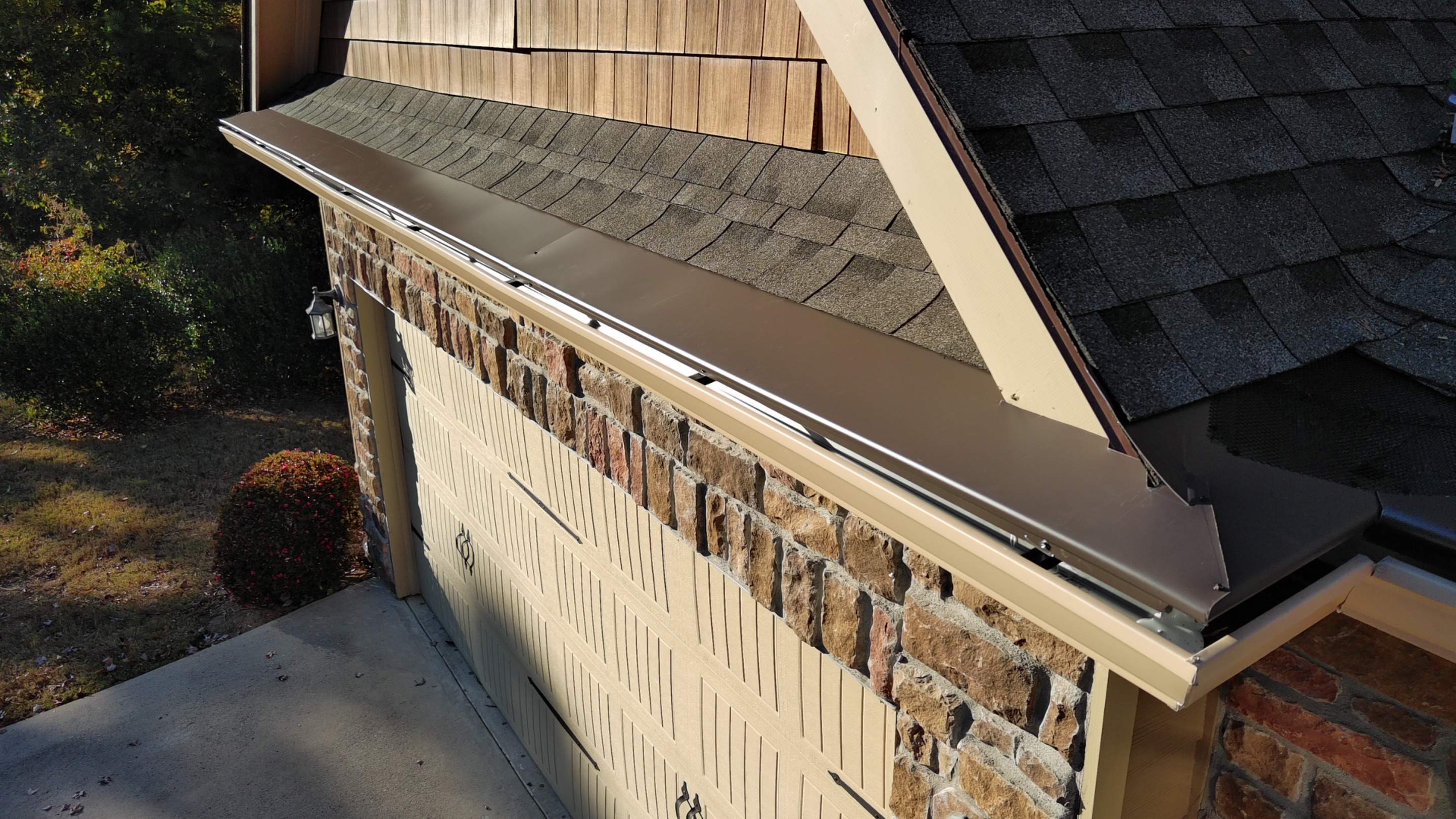 New roof installation and shingle colors by Rhino Restoration