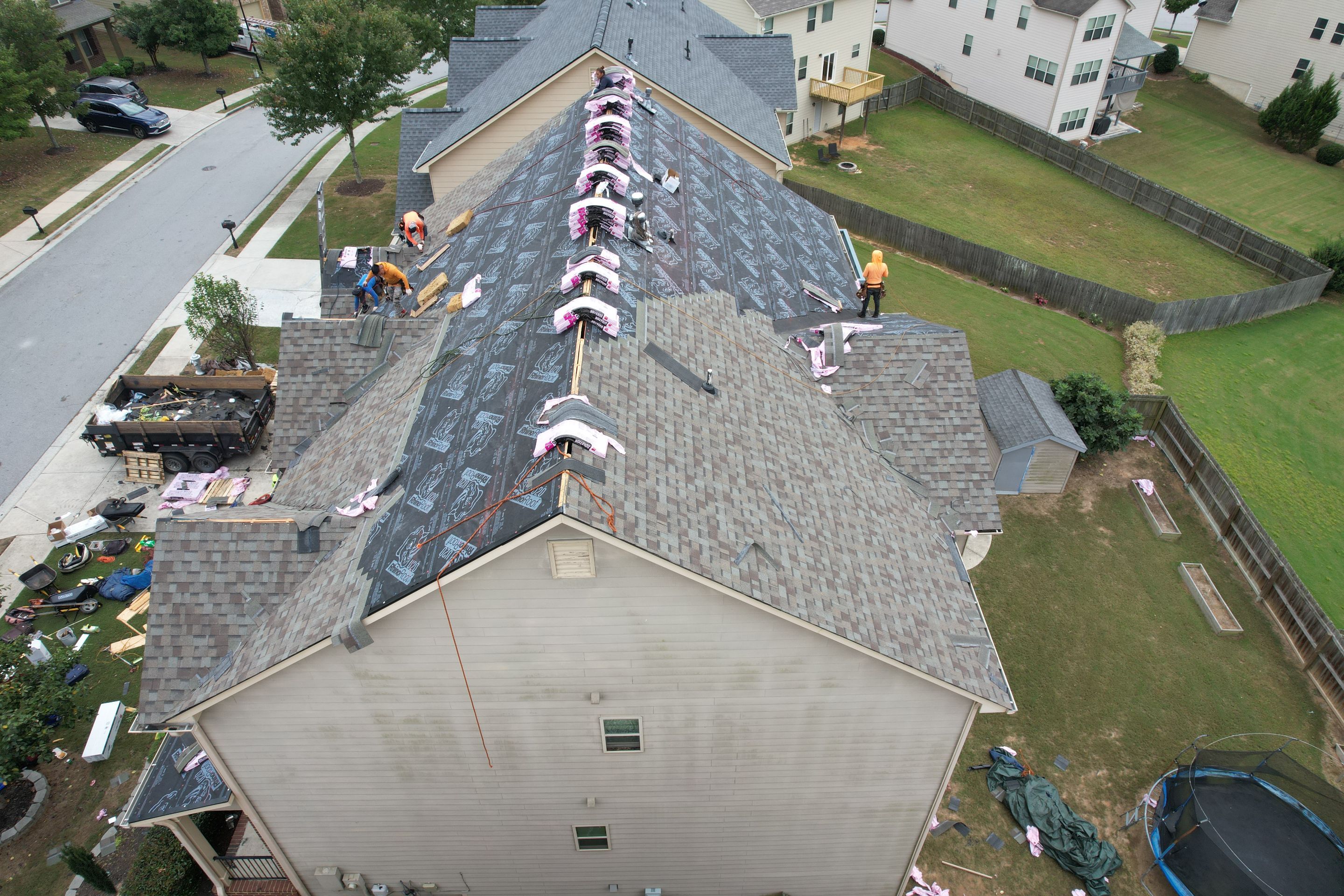 Residential Roofing Installation using Owens Corning by Inspector Roofing and Restoration
