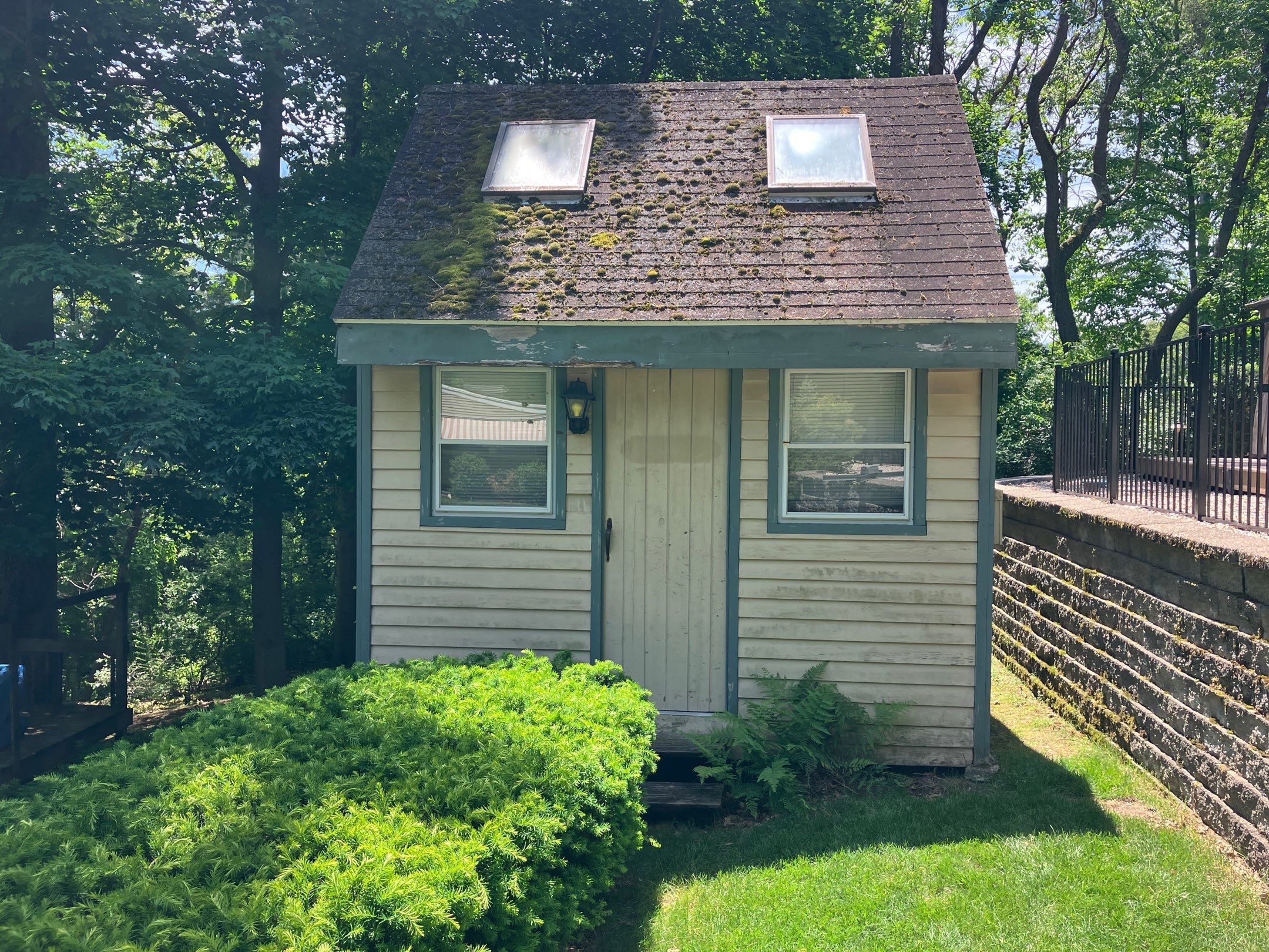 Shed Siding Renewal with Cert Monogram D/4 x 12'6" Clapboard, Natural Clay by DiGiorgi Roofing and Siding Inc
