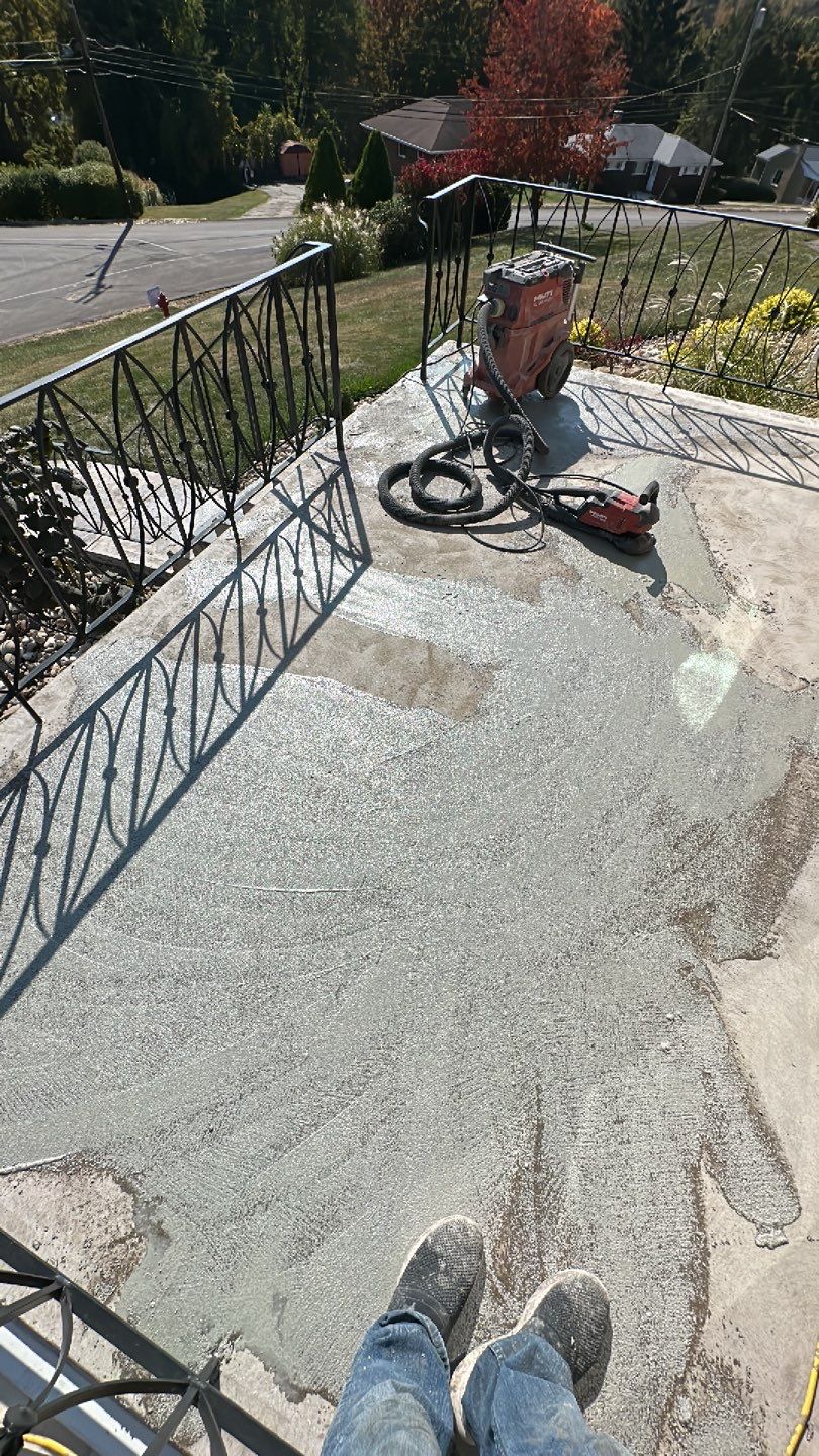 Driveway + Porch + Steps + Walkway Project in Robinson by Floors in a Day, Inc