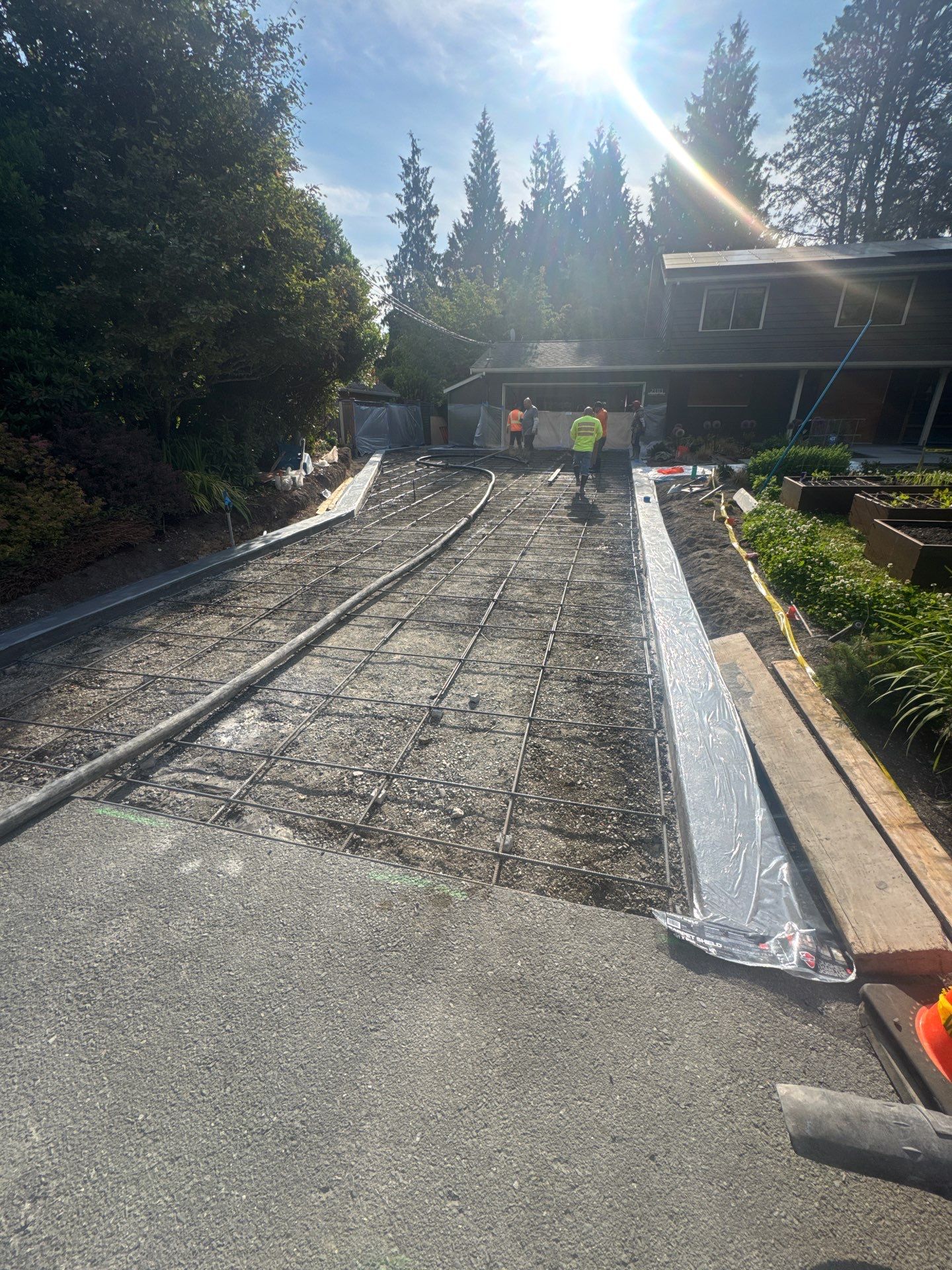 Concrete Driveway Makeover | Edmonds  by Jireh Asphalt & Concrete Inc 
