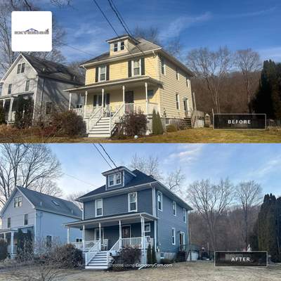 Residential Roof Replacement and Vinyl Siding Installation in Ansonia