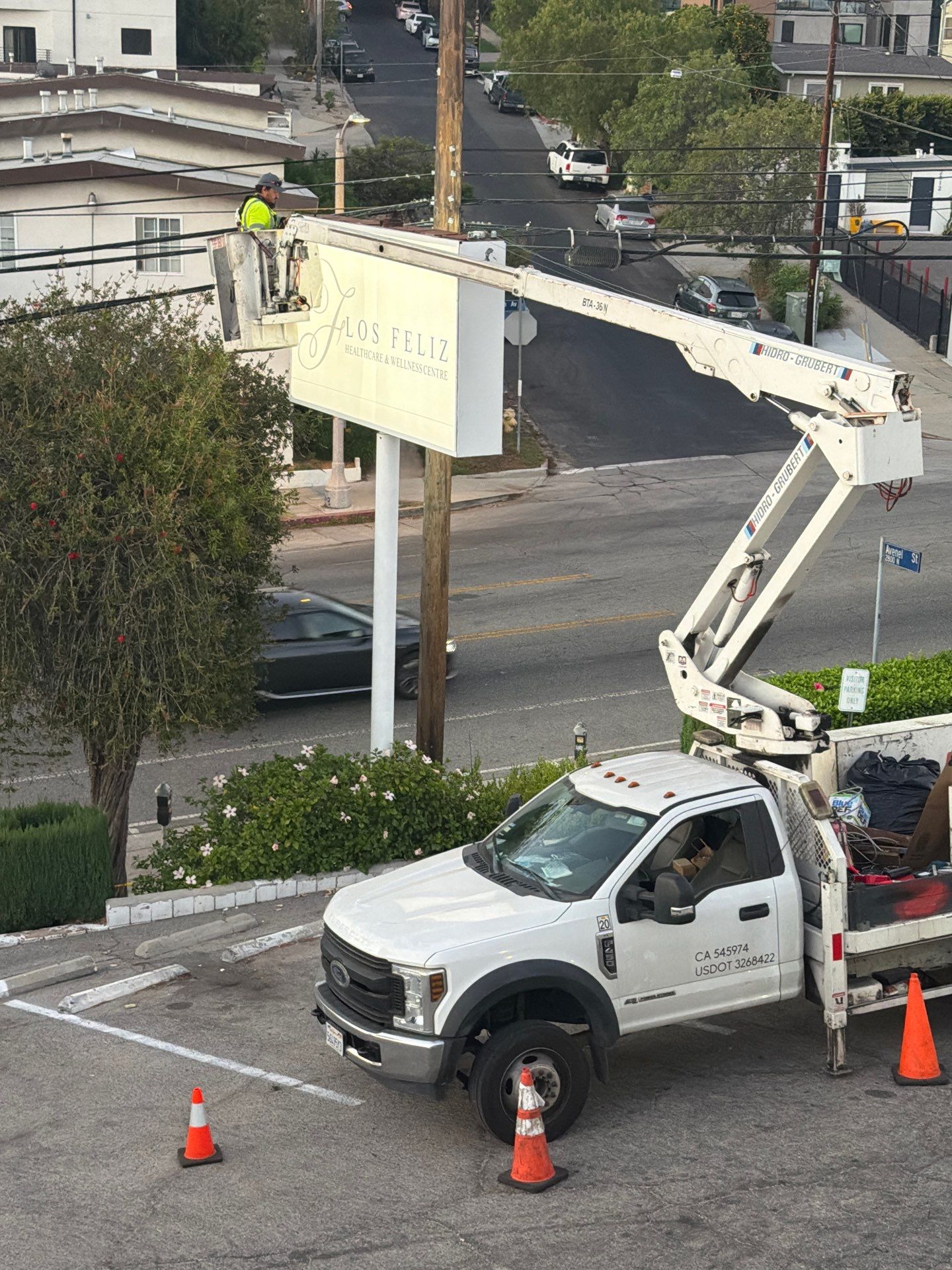Project in Los Angeles by Golden State Signs