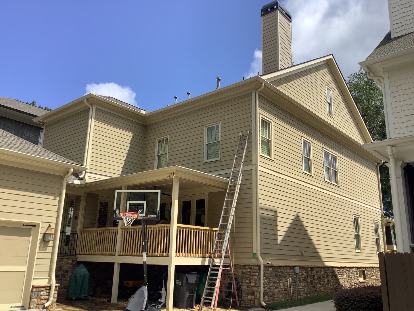 Full Exterior Residential Painting Transformation in Smyrna by Swift Home Renovations