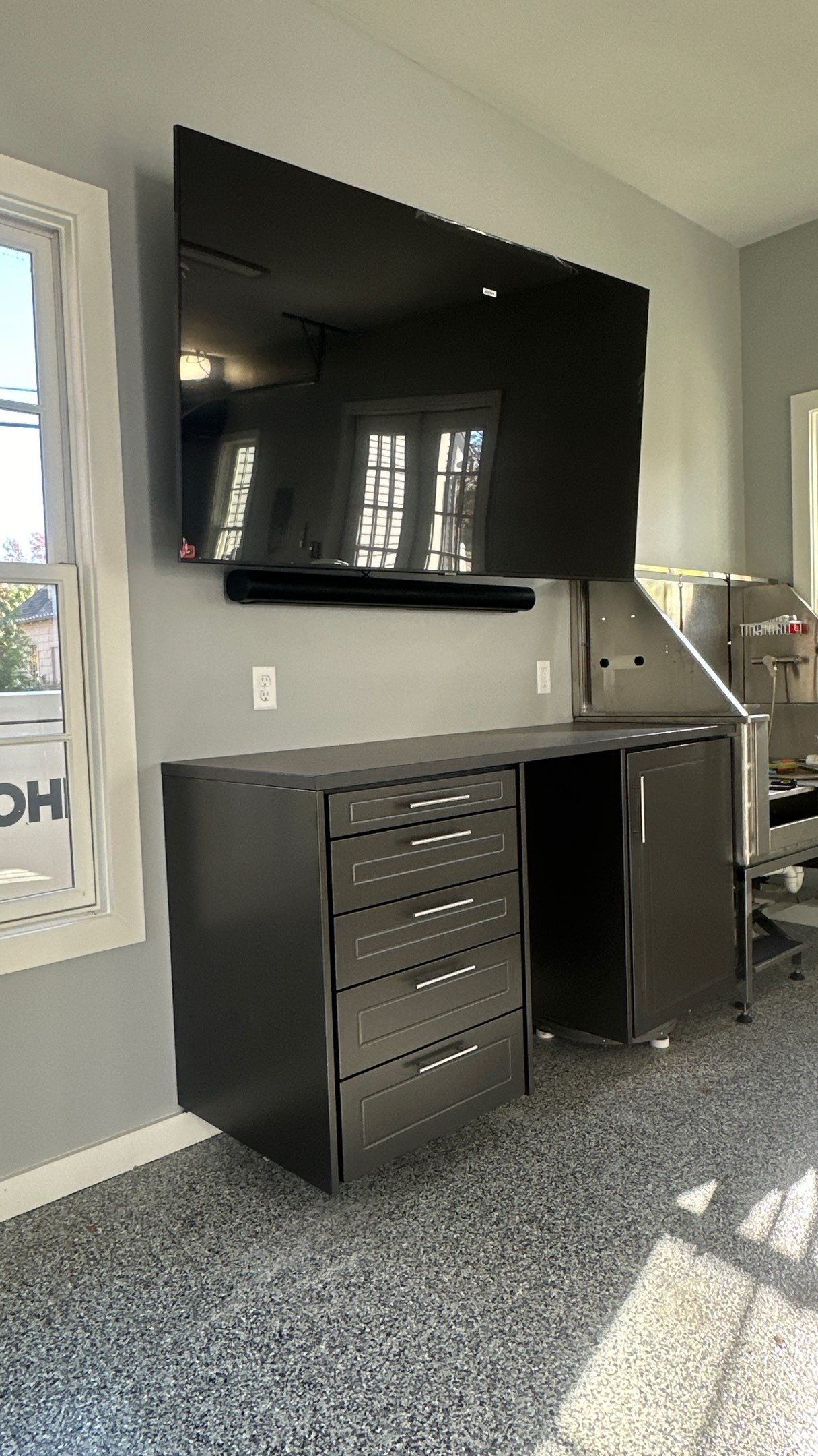 Kurt E let us take care of his custom cabinet needs by Banner Garage