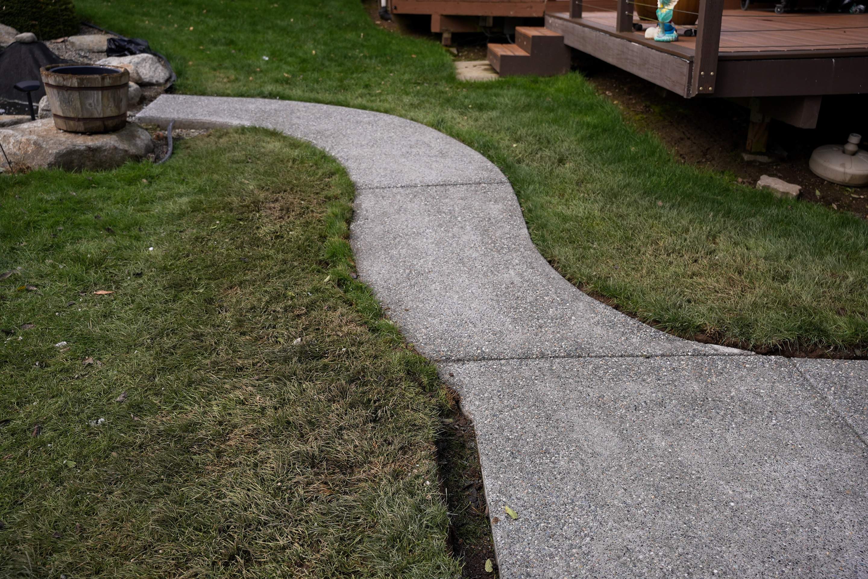 Wayne | Concrete patio & Walkway by Jireh Asphalt & Concrete Inc 
