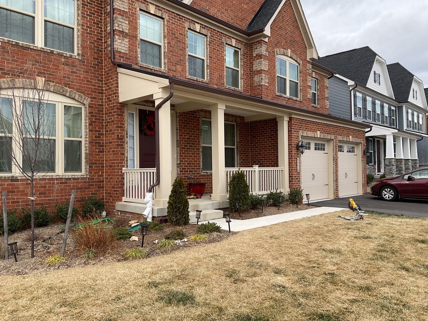 Deck Installation using New Vinyl Gate  by Alpha Design Services