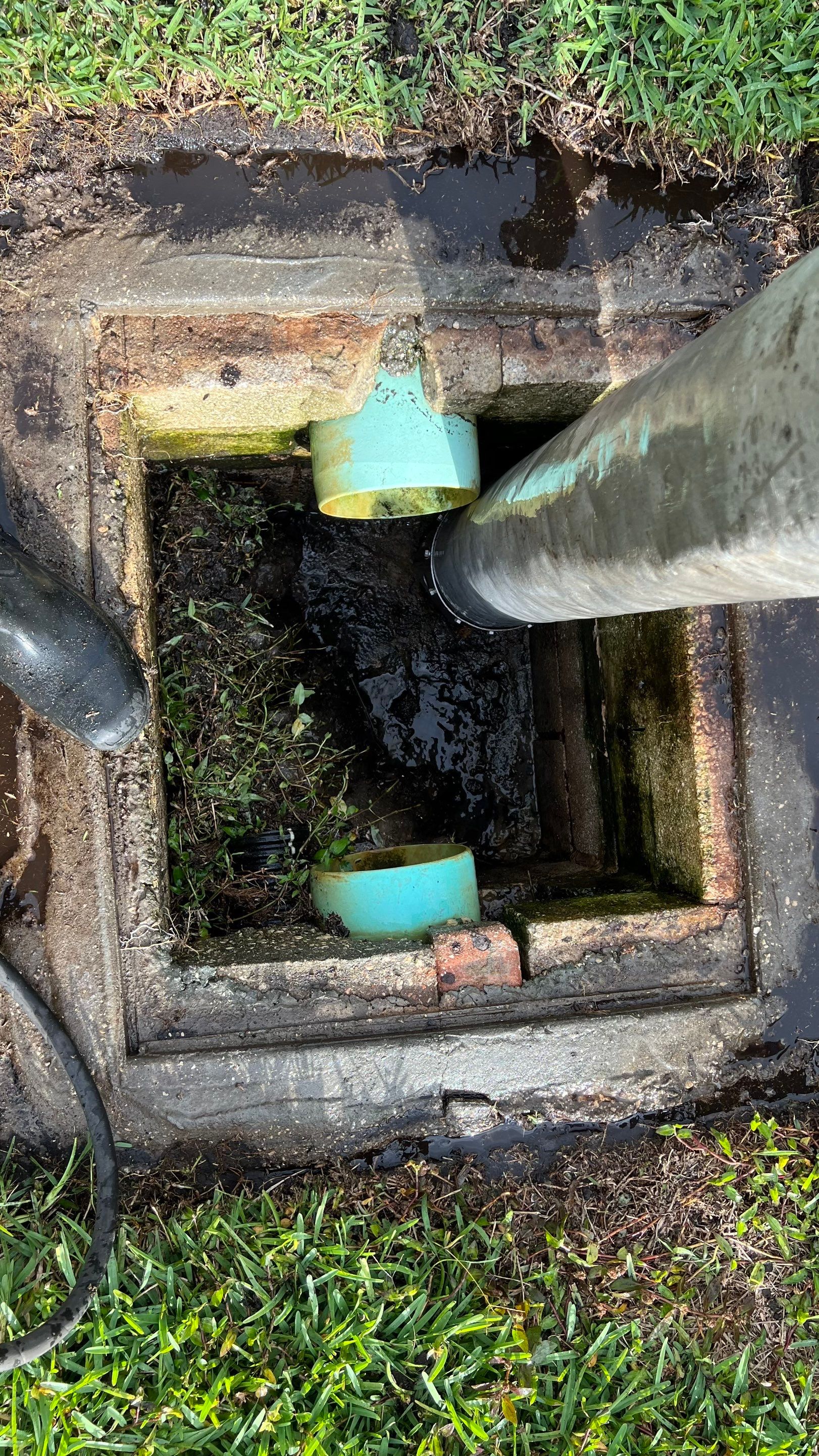 Naples Private Airport Community Catch Basin Cleaning by APS Power & Water