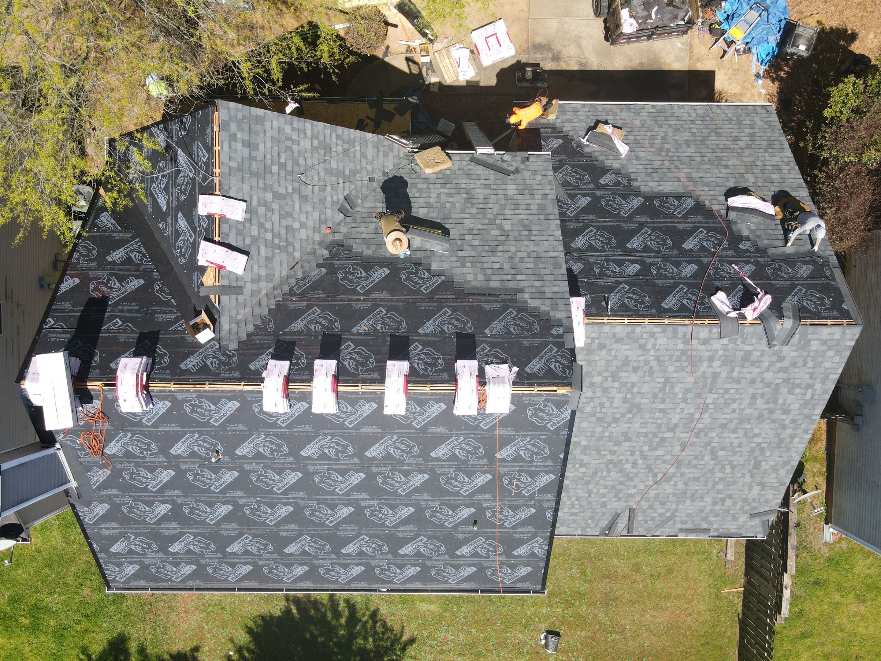 Residential Roofing Installation using Owens Corning by Inspector Roofing and Restoration