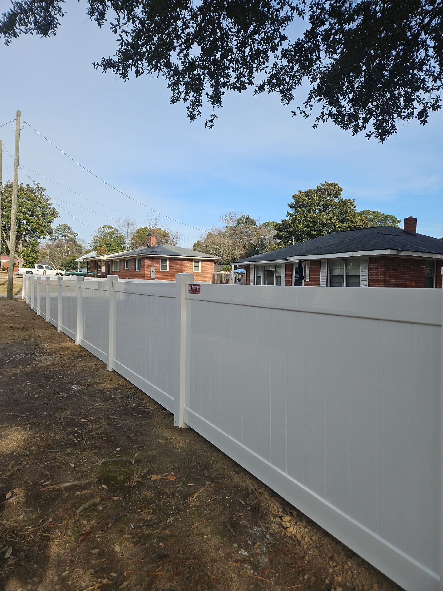 Project in Fayetteville by Superior Fence and Rail