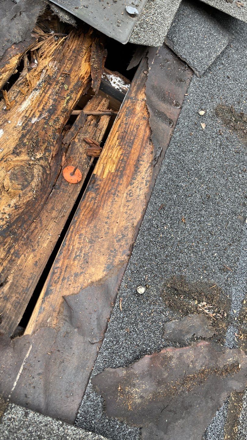Residential Roofing Repair on old roof by Georgia Roof Advisors